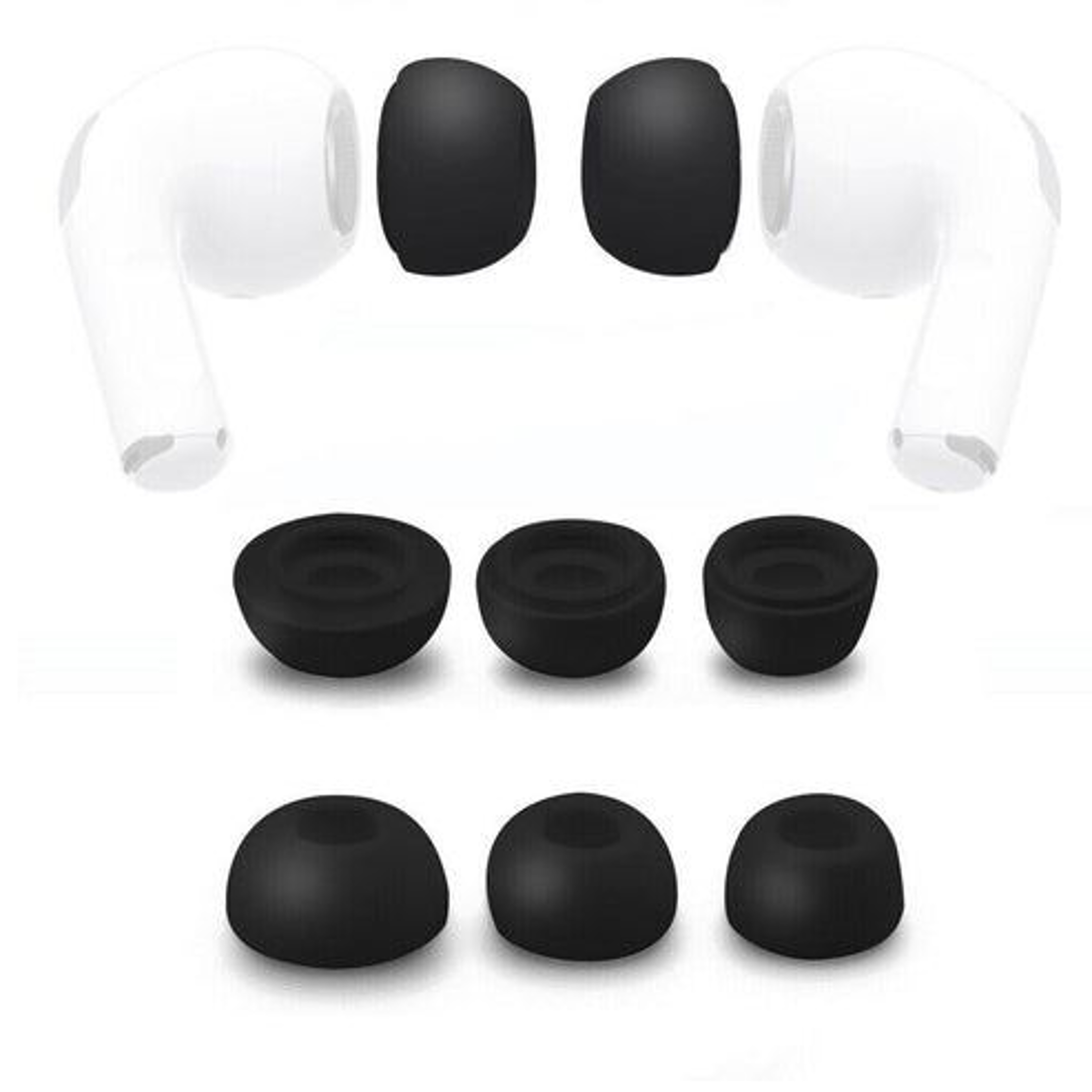 Memory Foam Replacement Ear Tips For Apple Airpods Pro Comfortable Fit Noise Reduction 8