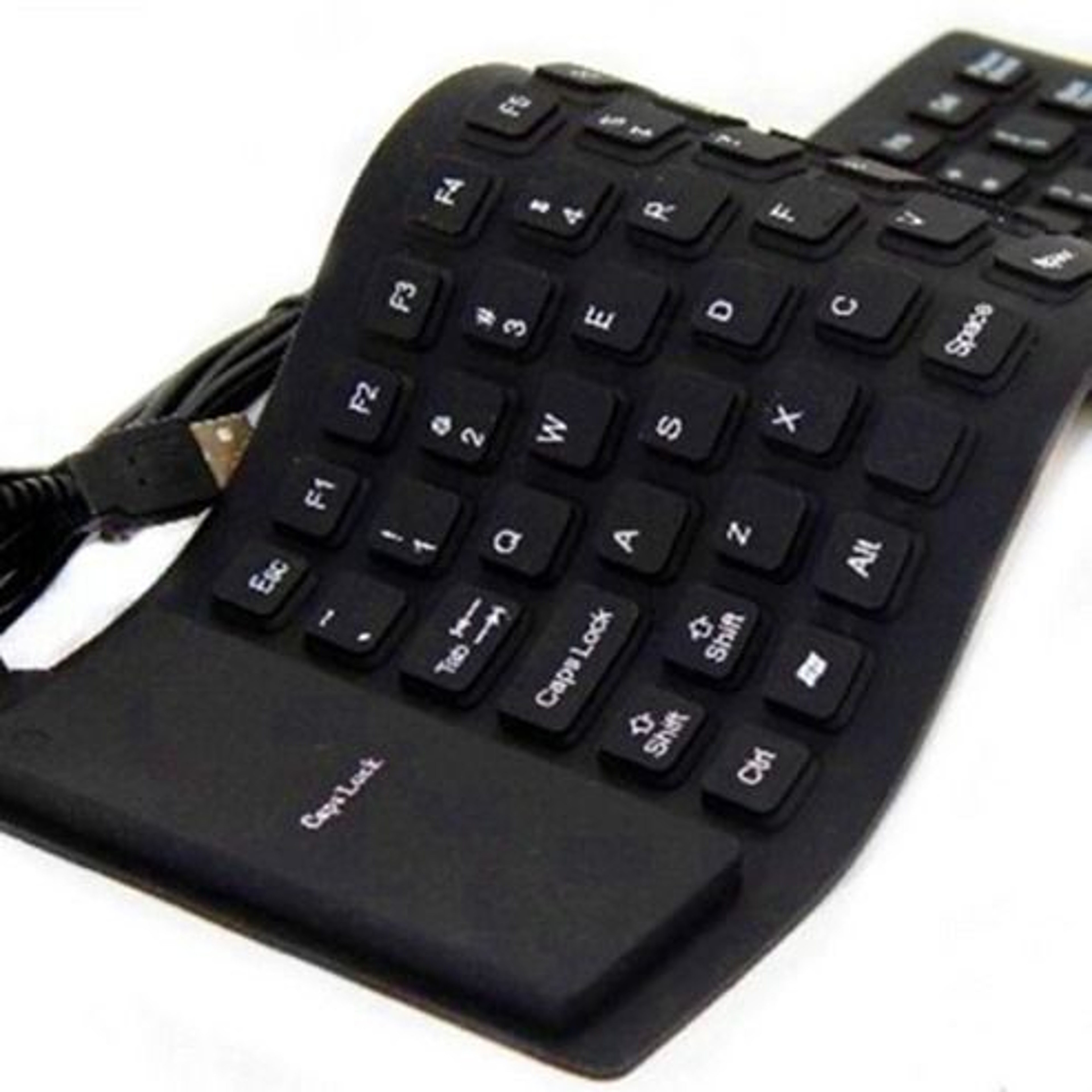 Foldable Flexible USB Waterproof Silicone Keyboard Full Size Dustproof DirtProof Keyboard For Offic 9