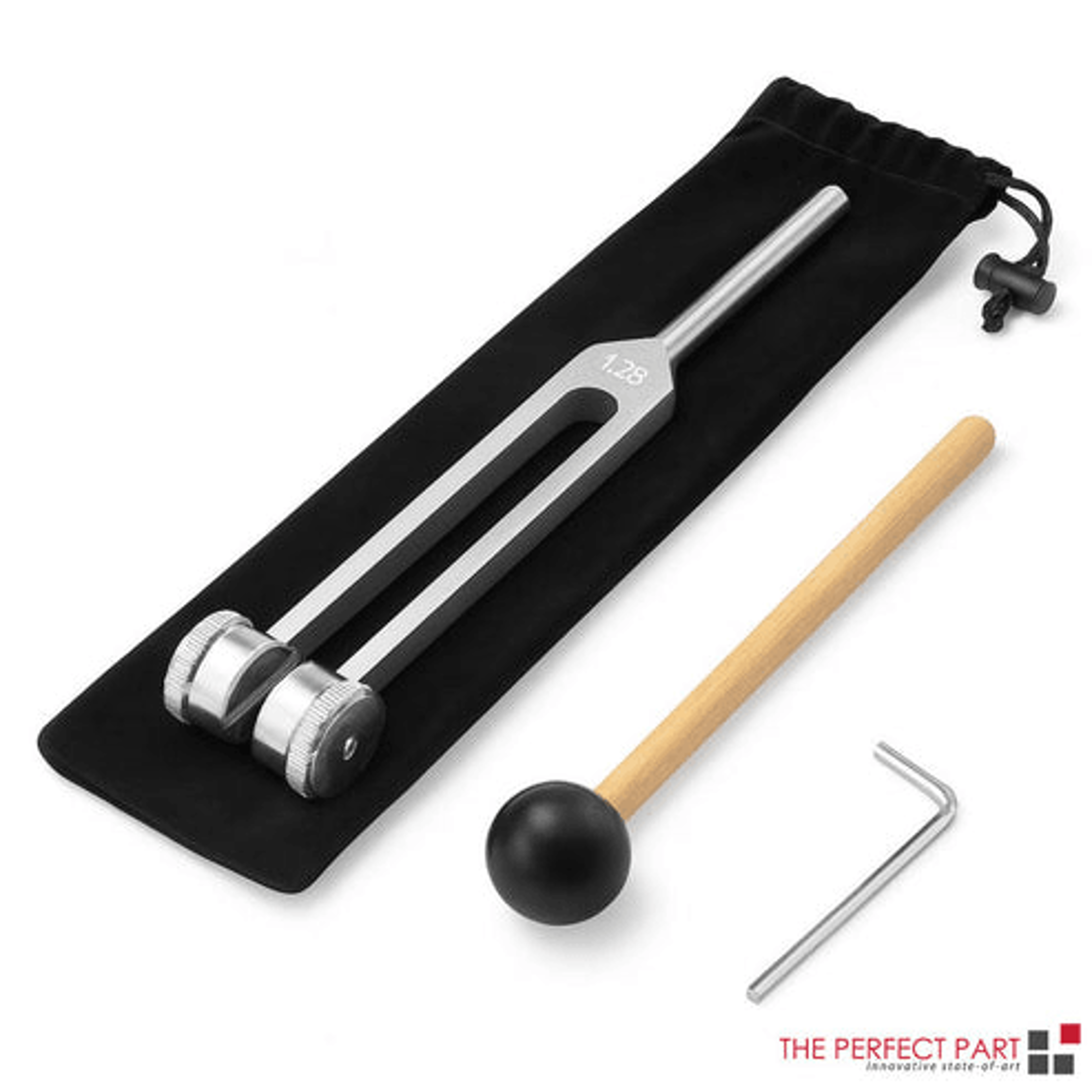 Sound Therapy Healing Tuning Fork Musical Instrument With Silicone Hammer For Stress Relief And Hea 2