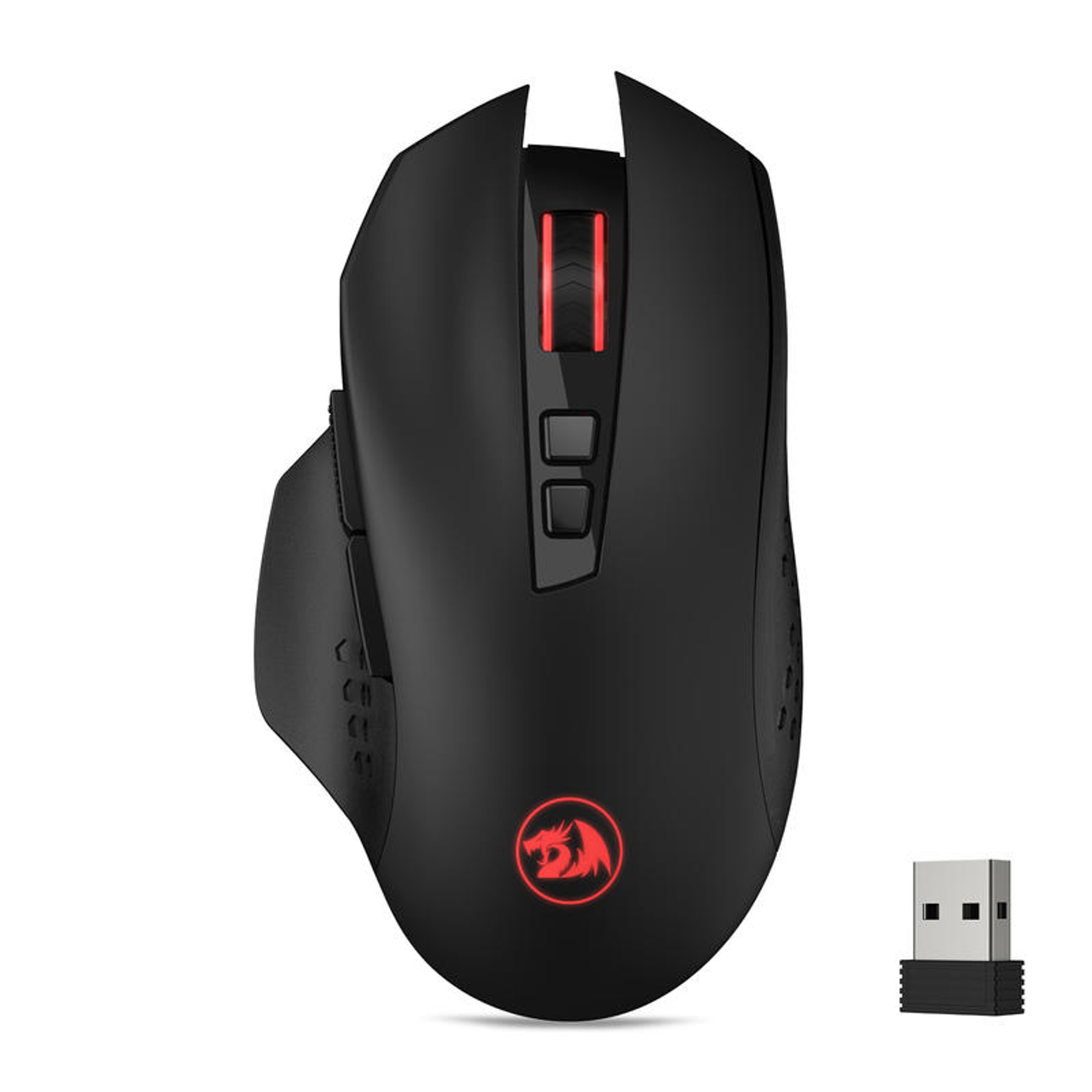 2.4Ghz Wireless Gaming Mouse Redragon M656 Gainer, 4000 DPI, 5 DPI Levels, 7 Macro Buttons, Red LED – view 7