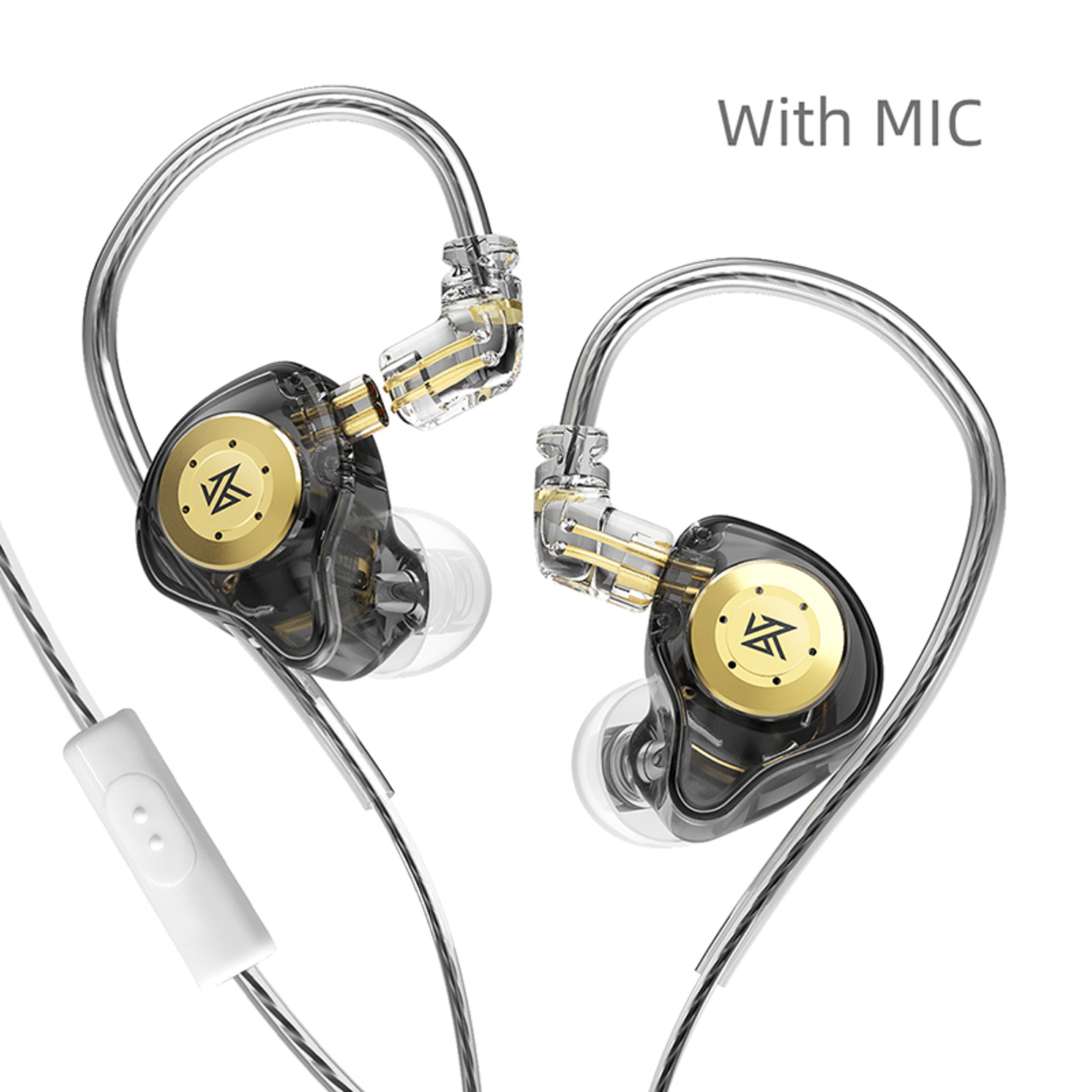 Wired Bass Stereo Game Earphones Dynamic In Ear Monitor HiFi Music Headset Noise Cancelling Earplug 10