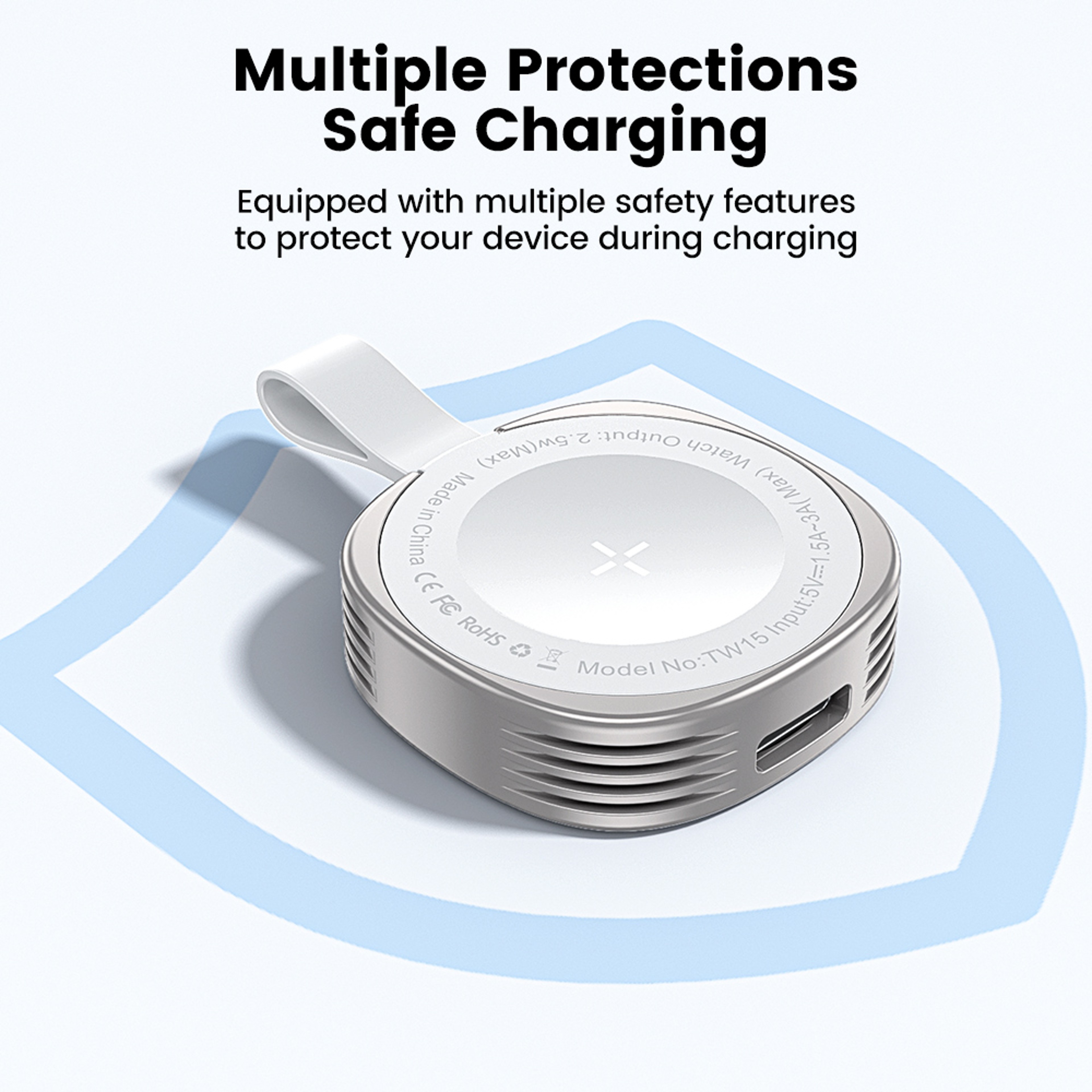 Magnetic Wireless Fast Charging Dock For USB C Charger 3