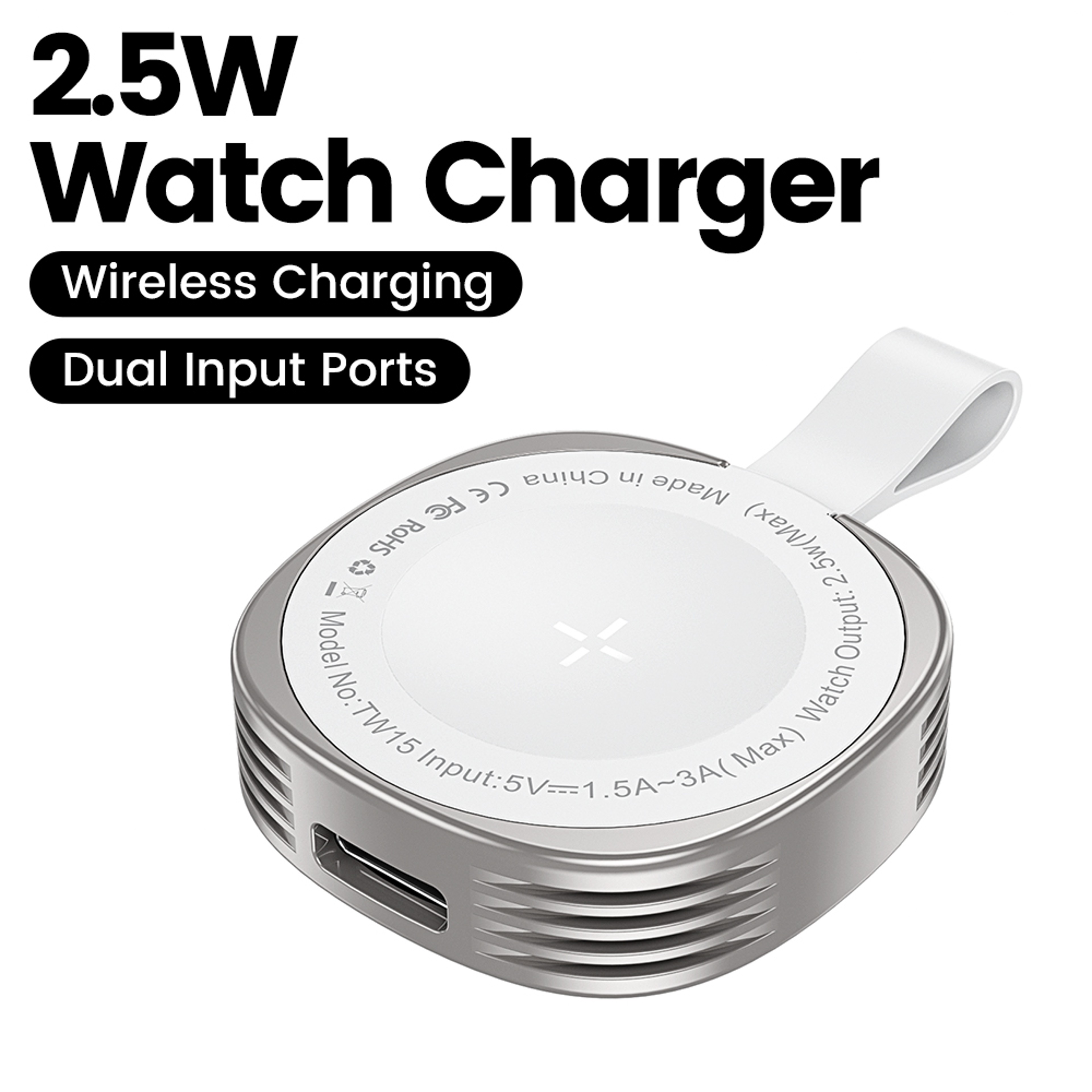 Magnetic Wireless Fast Charging Dock For USB C Charger 5