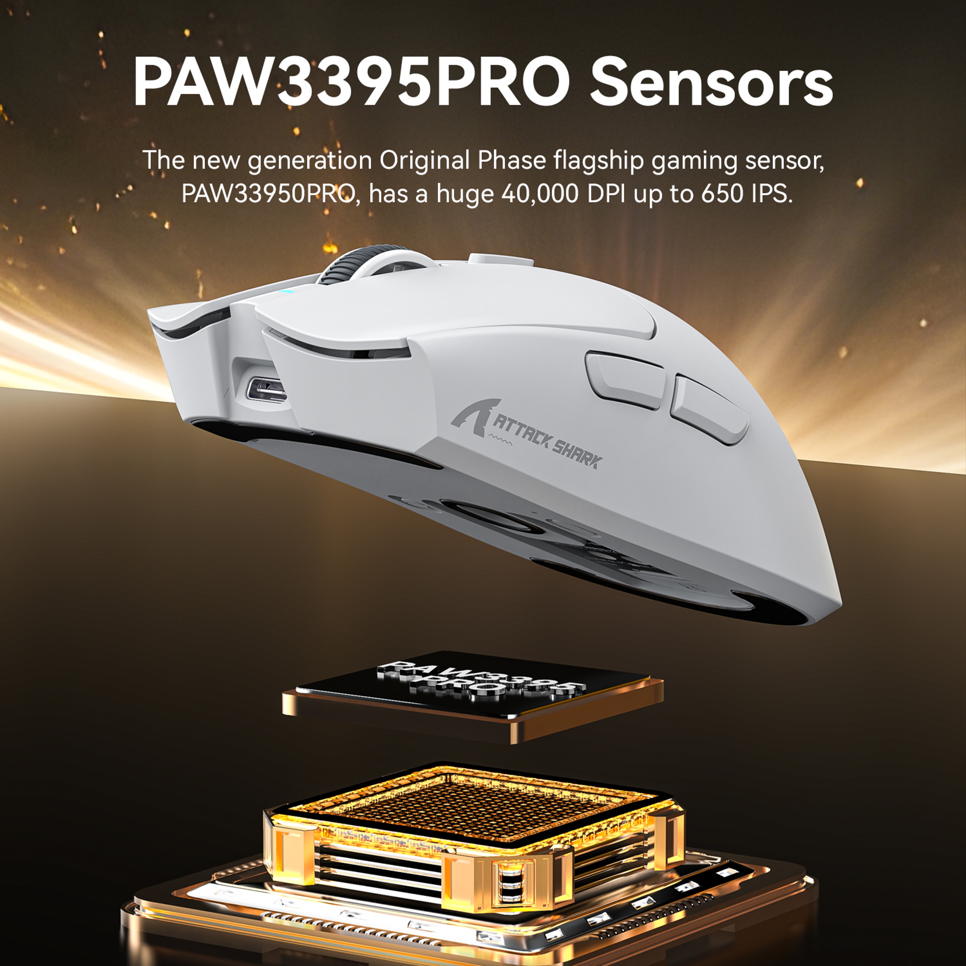 Ultra Light Wireless Gaming Mouse with DPI Sensor and Magnetic Charging Dock – view 3