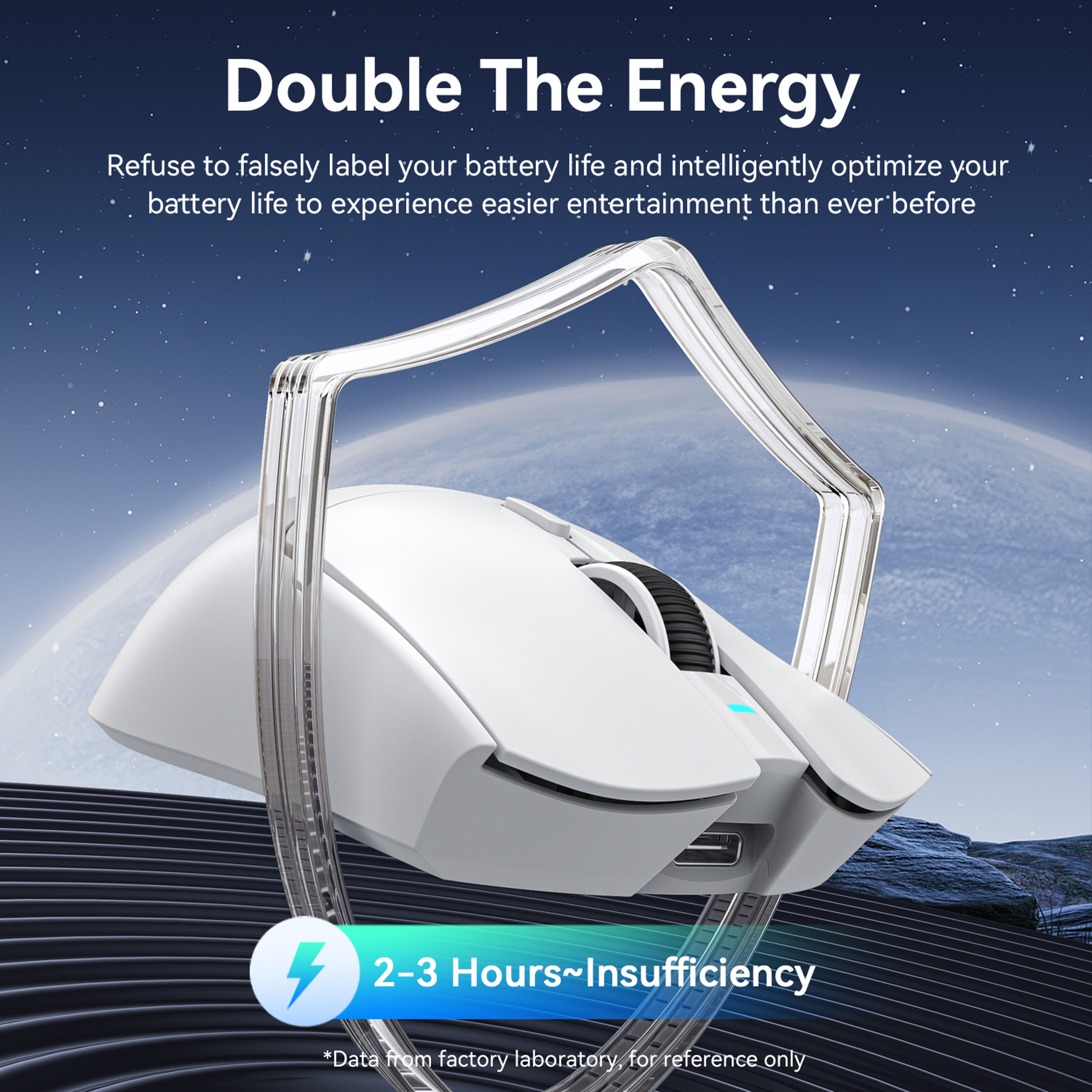 Ultra Light Wireless Gaming Mouse with DPI Sensor and Magnetic Charging Dock – view 6