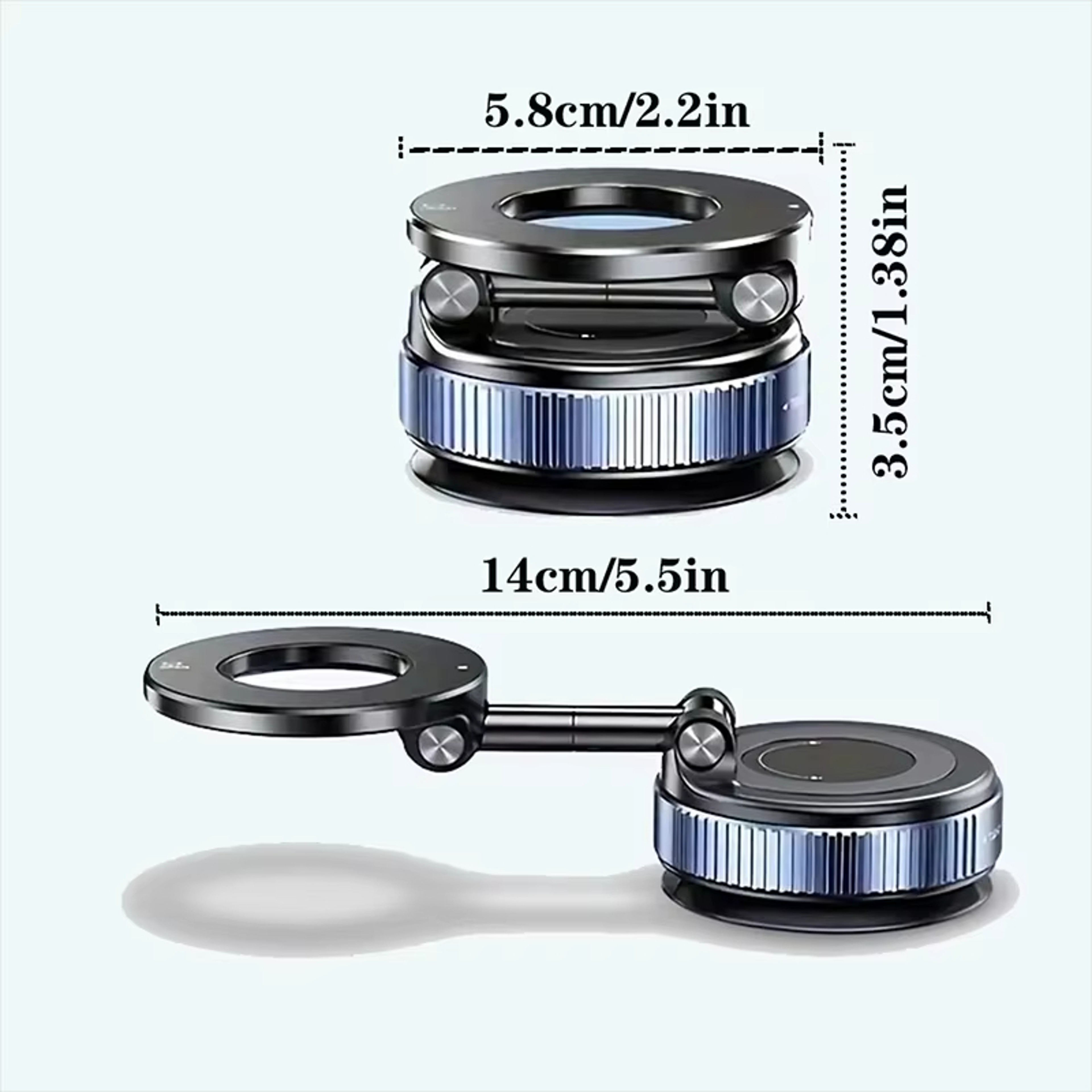 Magnetic Car Phone Mount With Electric Vacuum Suction 7