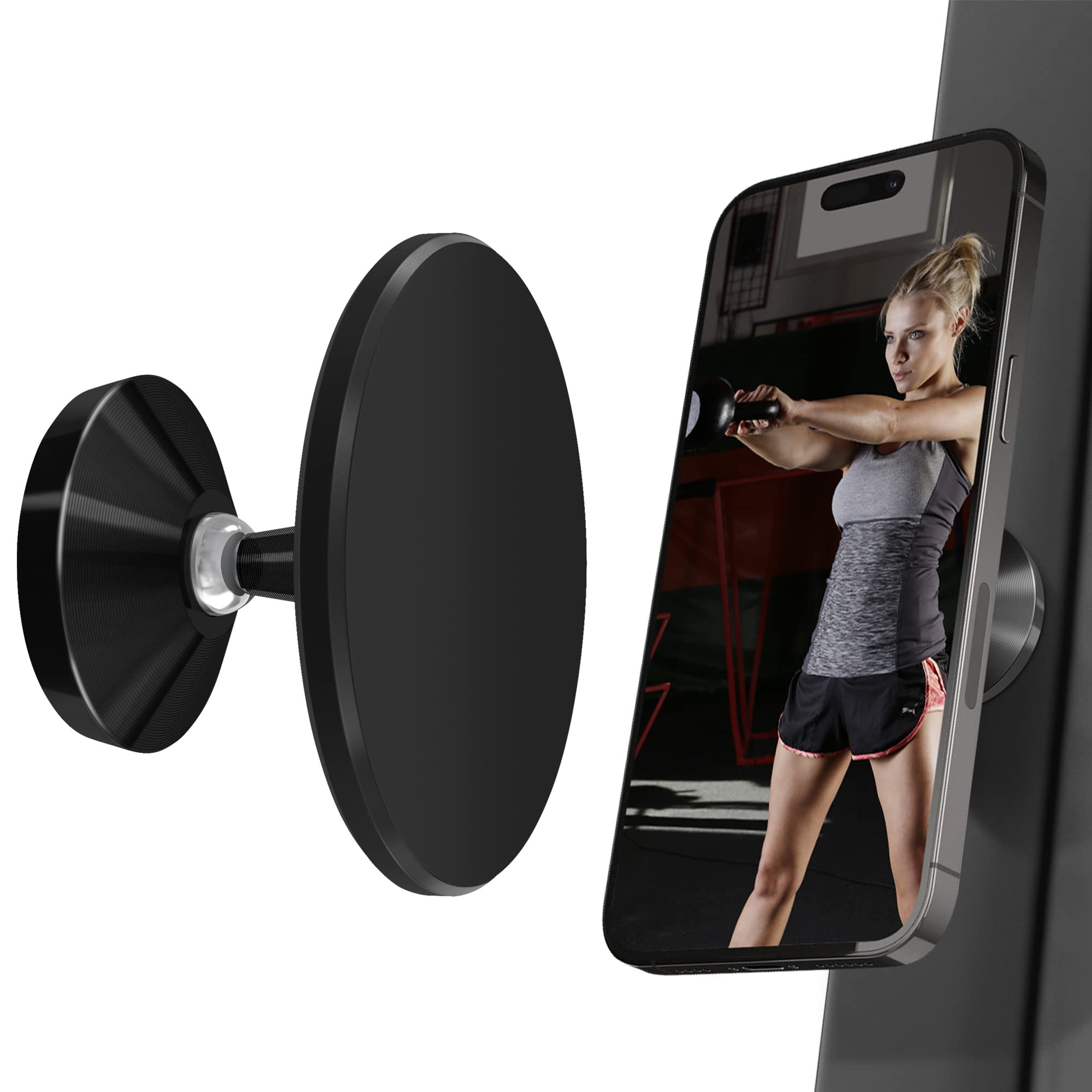 Magnetic Gym Phone Mount for MagSafe Hands Free Workout Recording Holder – view 7