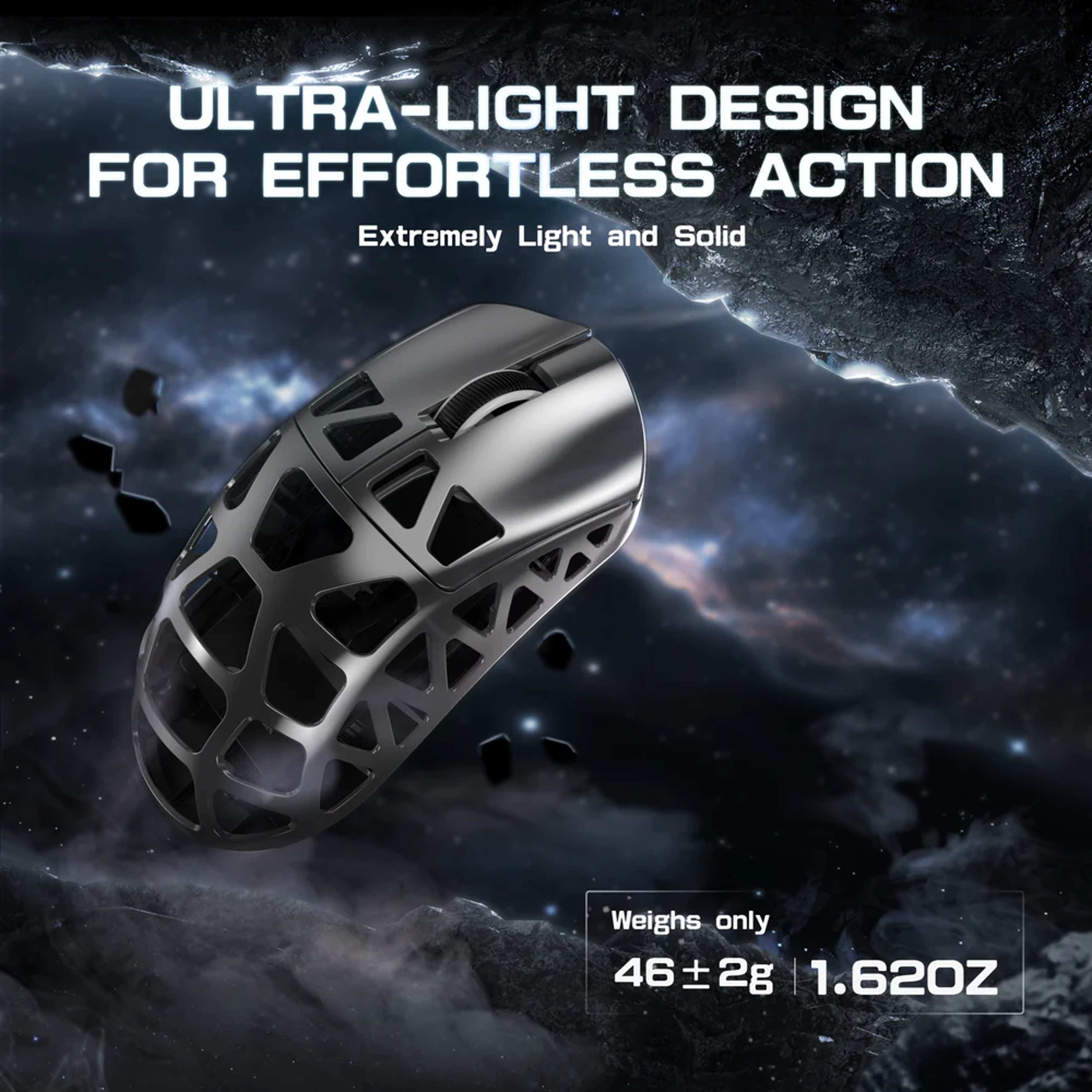 Wireless Gaming Mouse With PAW3395 Sensor  Tri Mode Connectivity 2