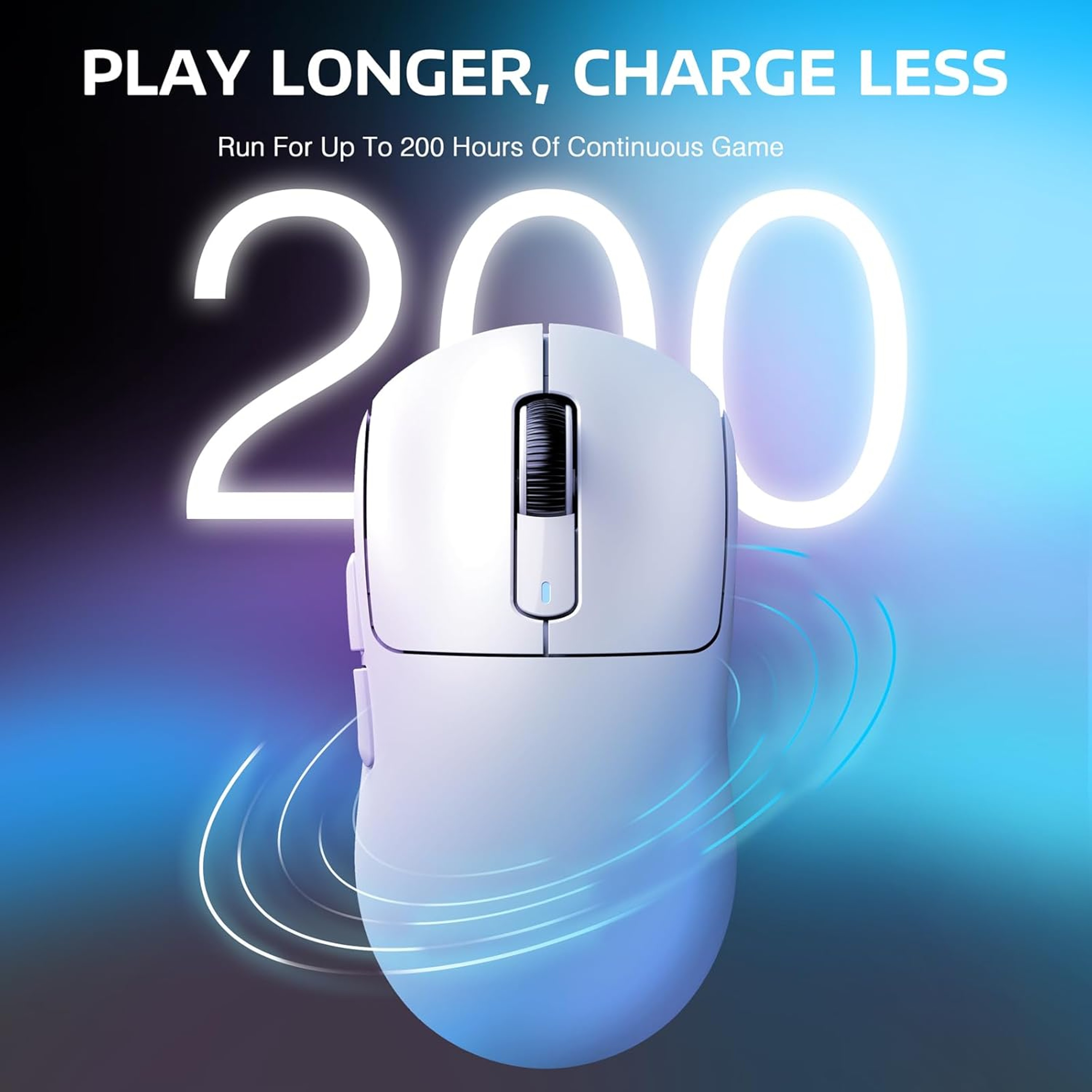 Ultra Light Wireless Gaming Mouse DPI Ergonomic Tri Mode Mouse 5