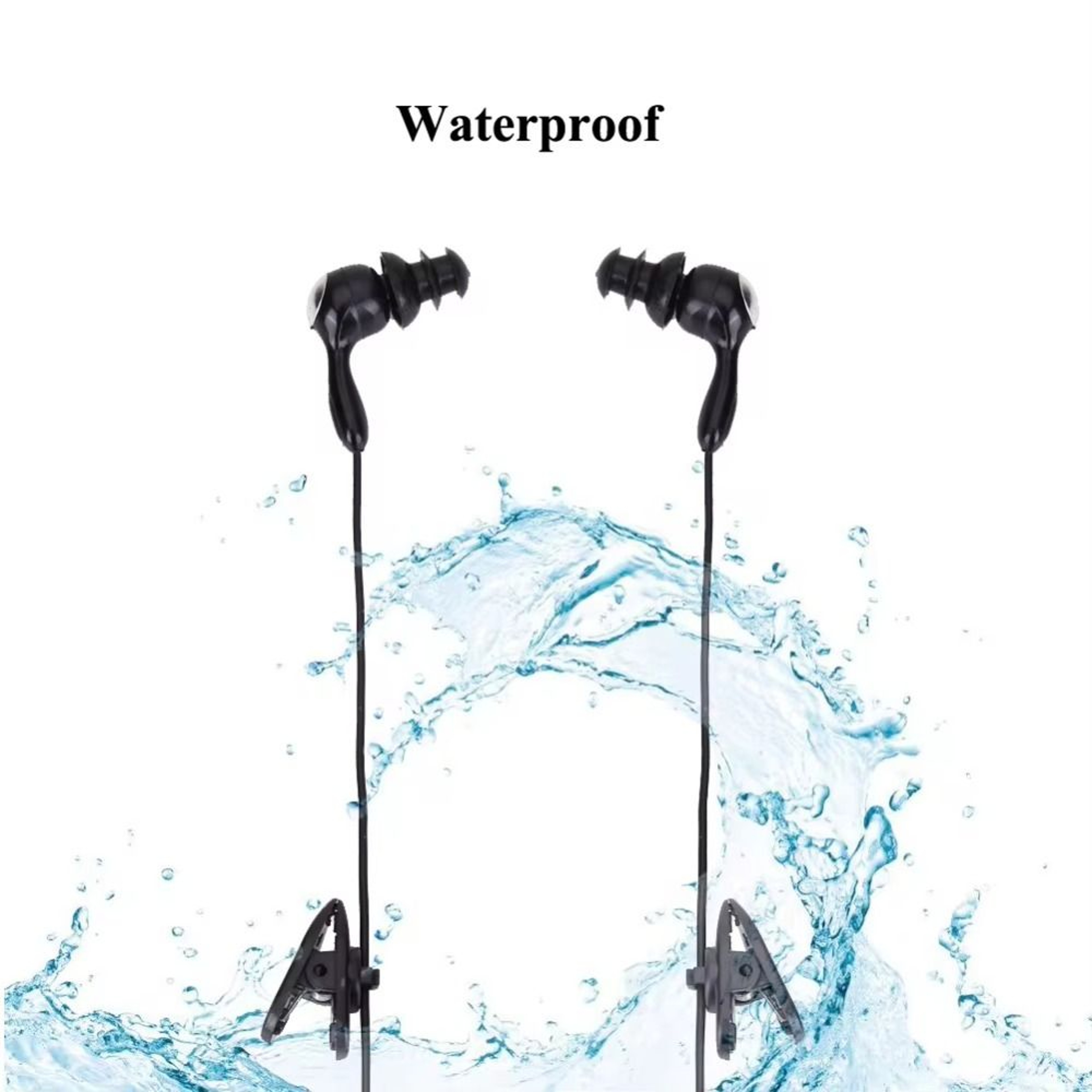 Waterproof Swimming Earphones with Jack for Diving and Training – view 7
