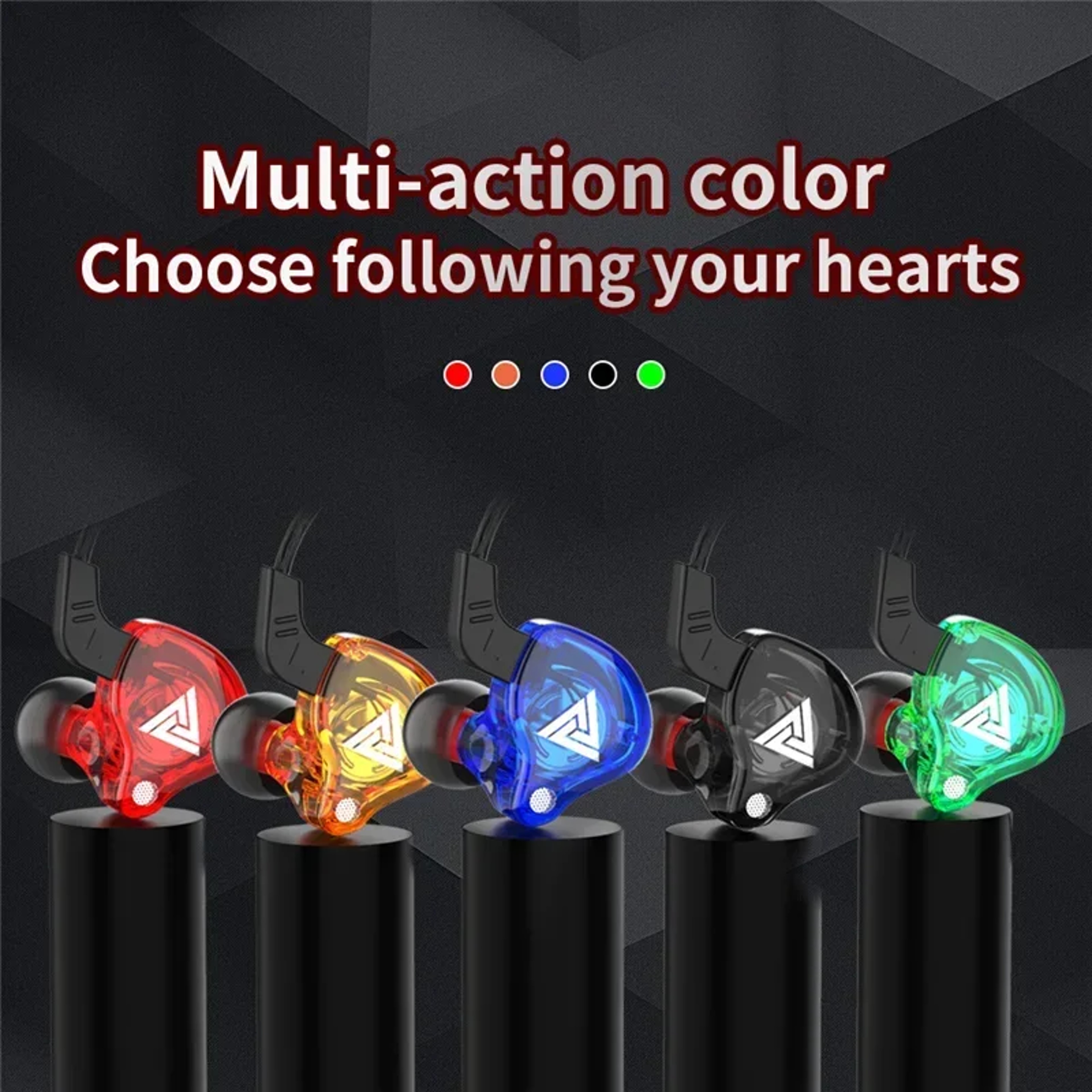 HiFi Bass Wired Earbuds With Microphone In Ear Sport Headphones 7