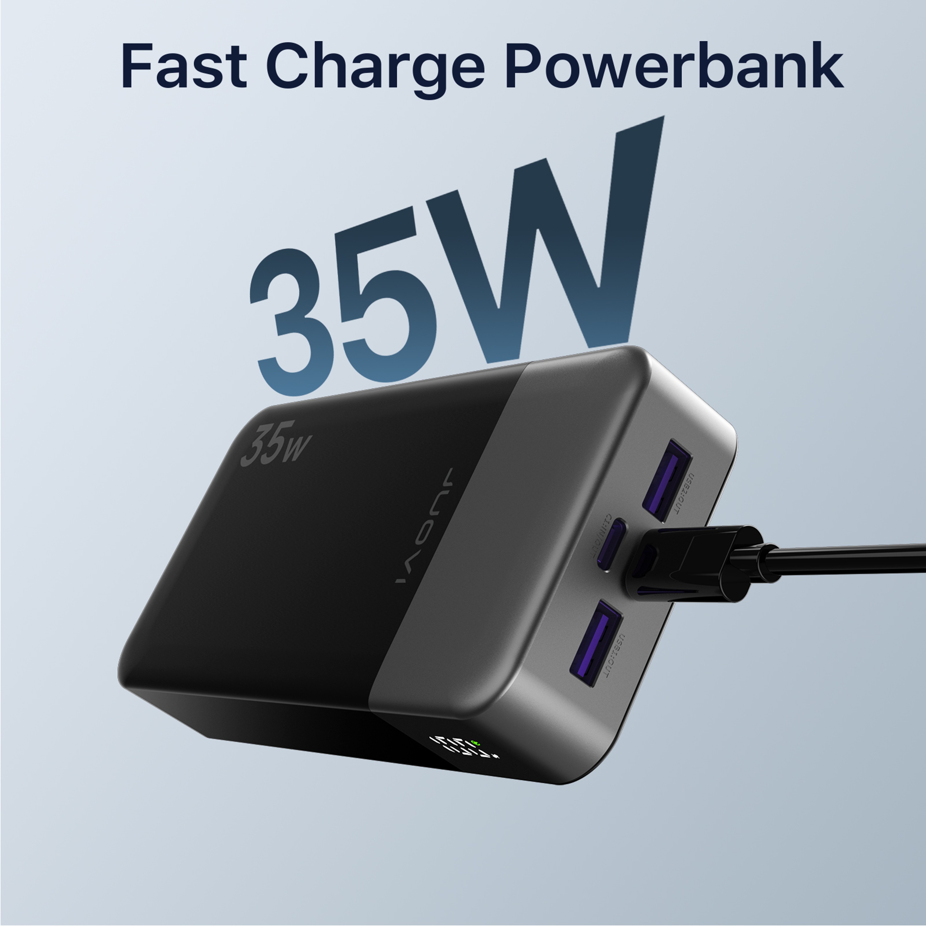 Power Bank Fast Charging Portable Charger With USB C Battery Pack 4