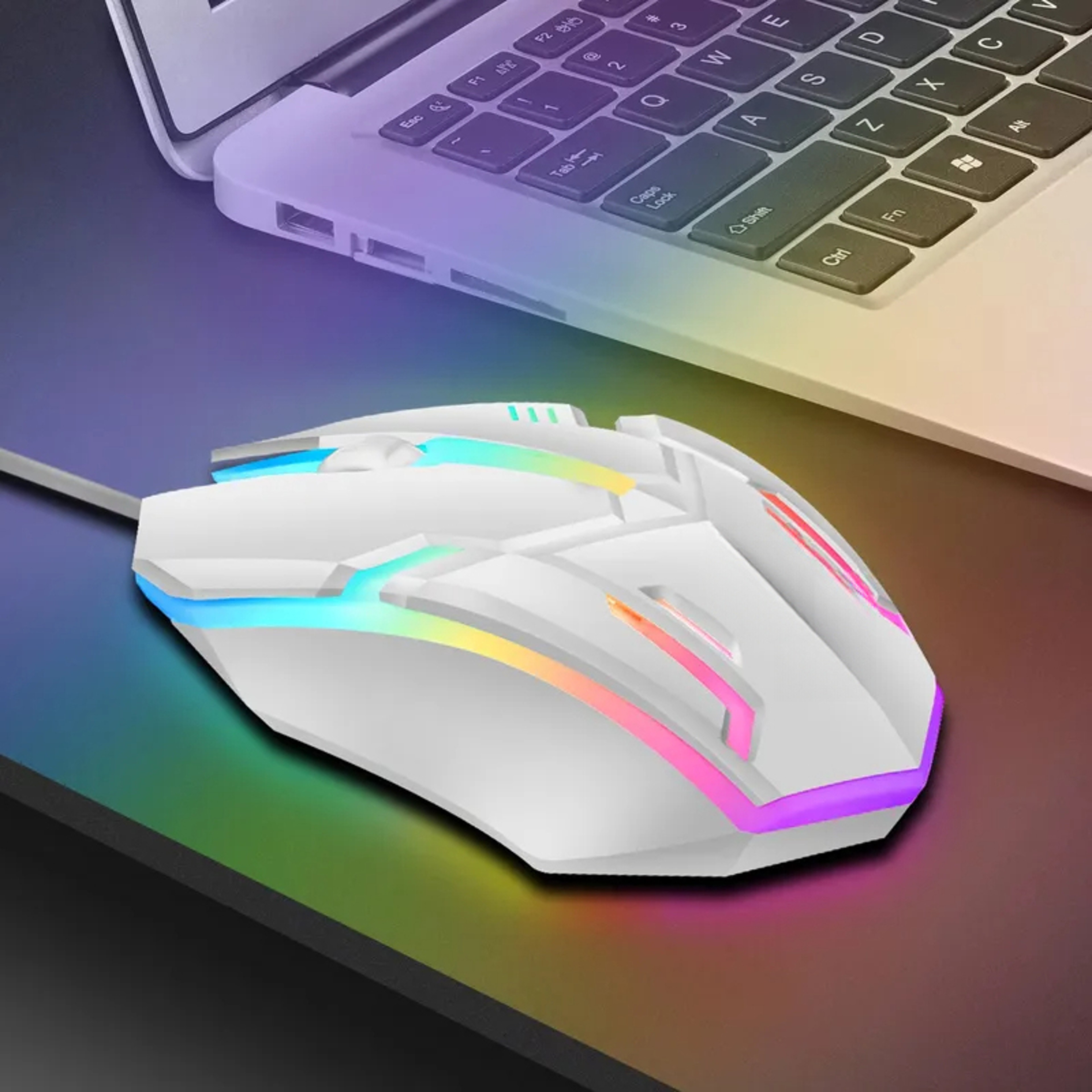 RGB Wired Gaming Mouse USB Computer Mouse For Windows Office  Gaming 3