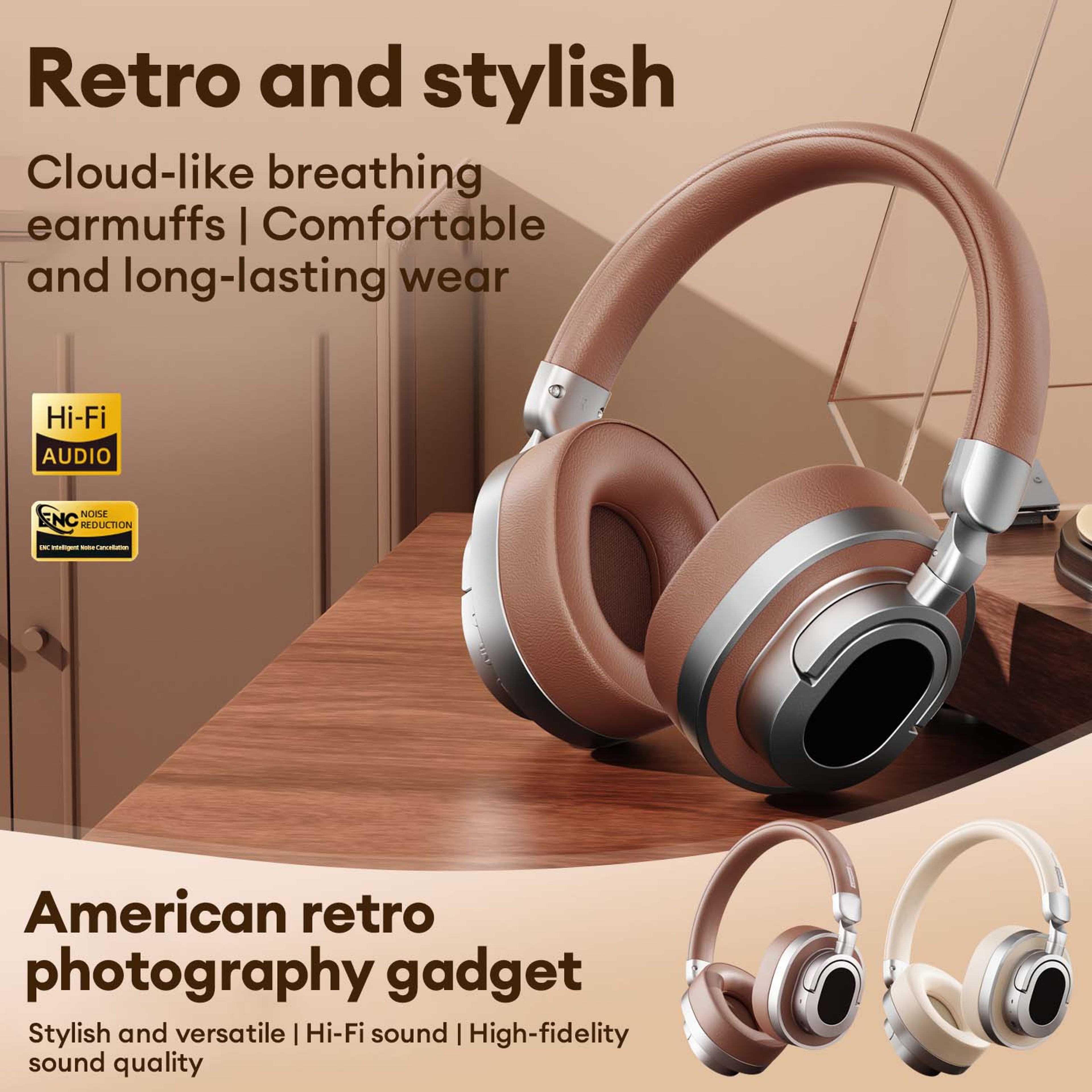 Bluetooth Earbuds With ENC Noise Cancellation And HiFi Stereo Sound 2