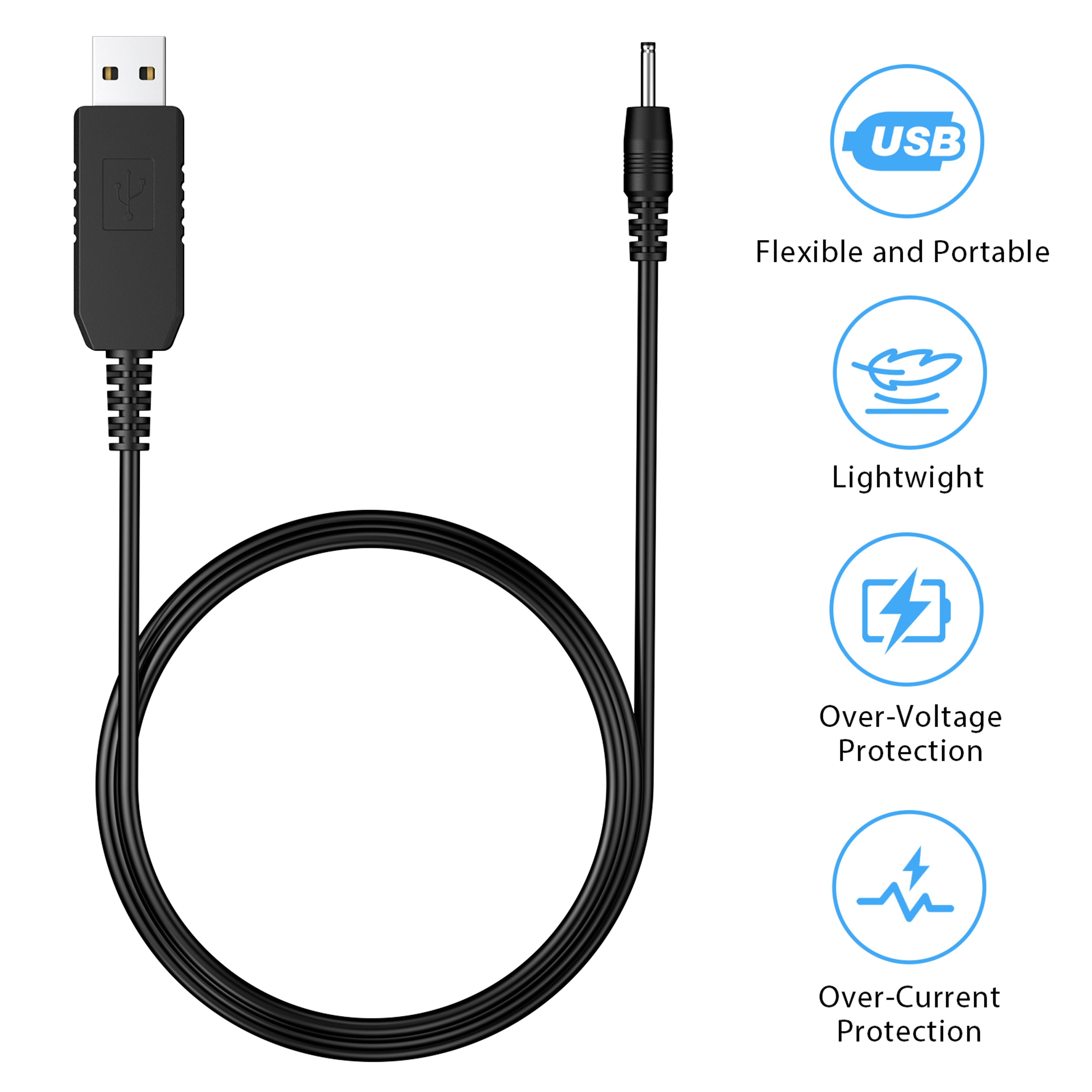 Braun Beard Trimmer Charger Cable Replacement Power Cord For MGK  BT Series Charger Models 2