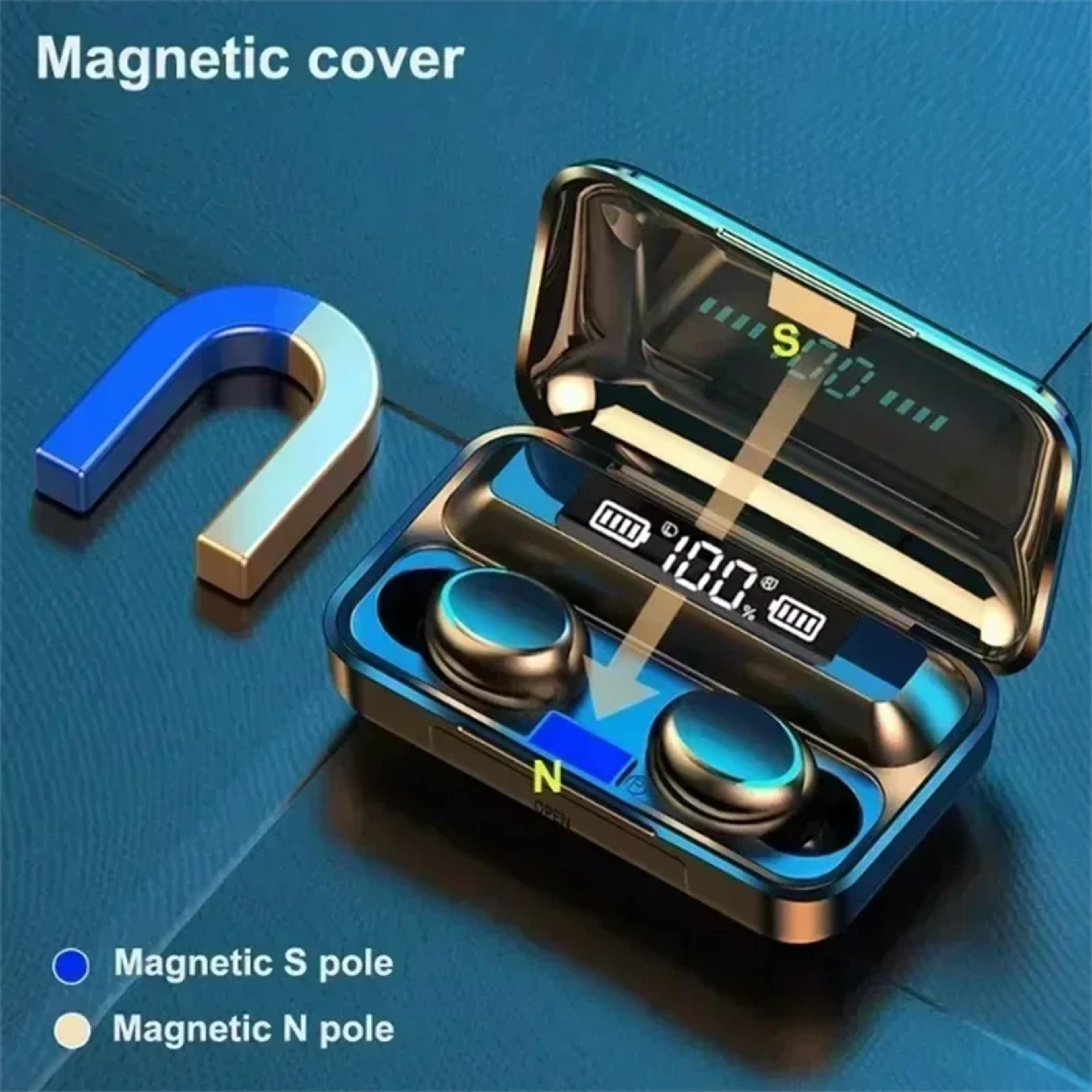 Bluetooth Wireless Earbuds With Deep Bass And LED Charging Case 6