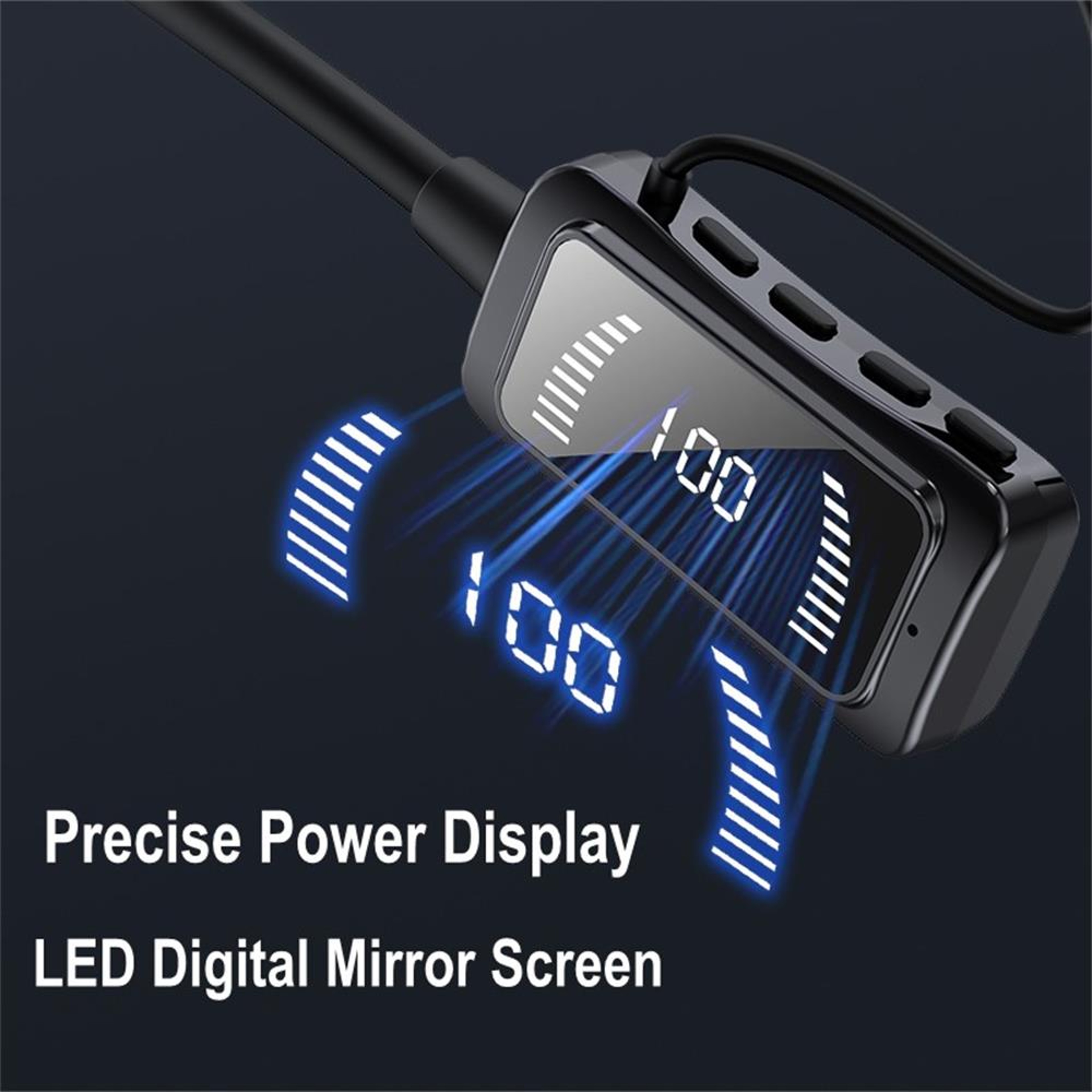 Neckband Bluetooth Earphones With Magnetic Earbuds And SD Card Support 5