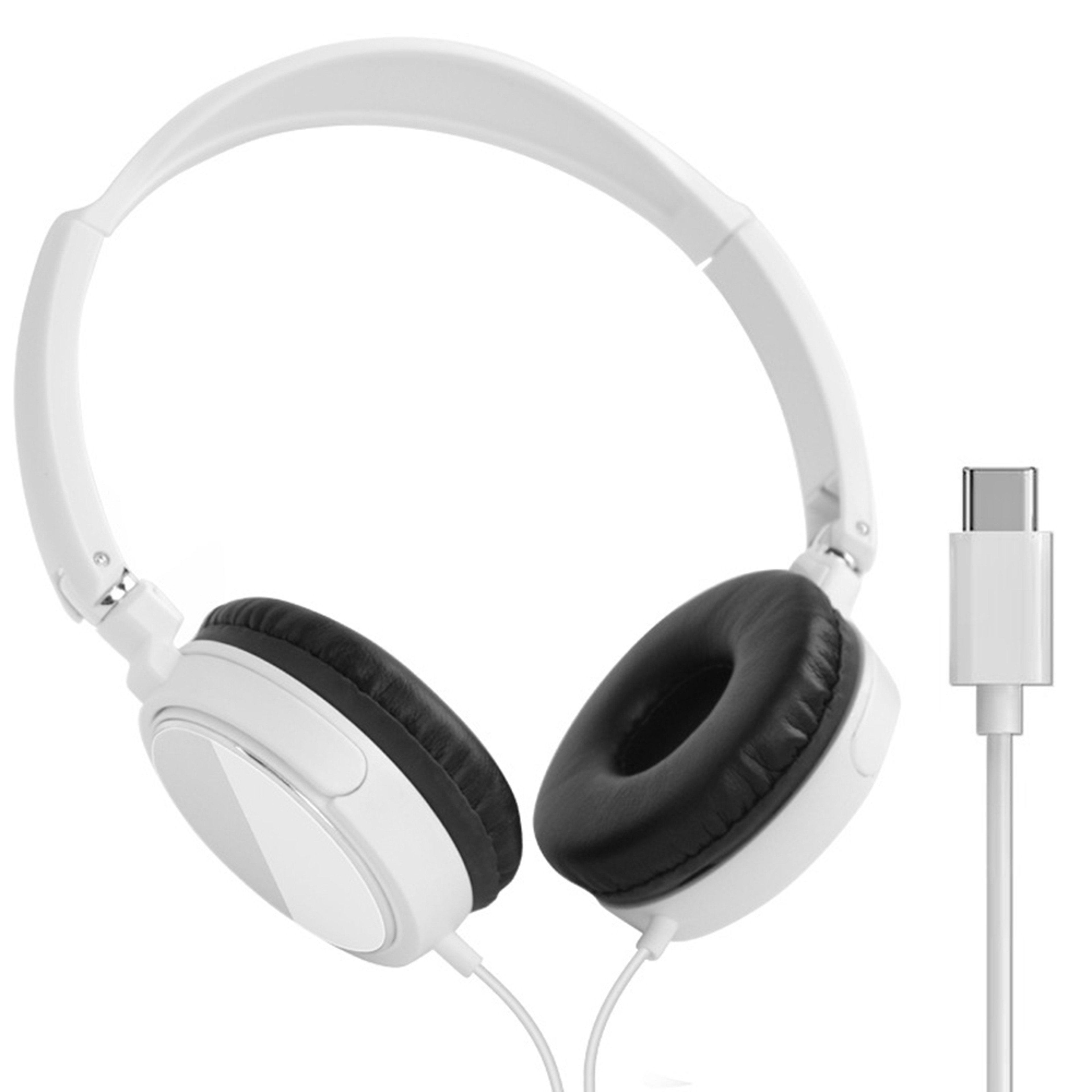 USB C Wired Foldable Headphones With Stereo Bass Sound For Phones And PC 6