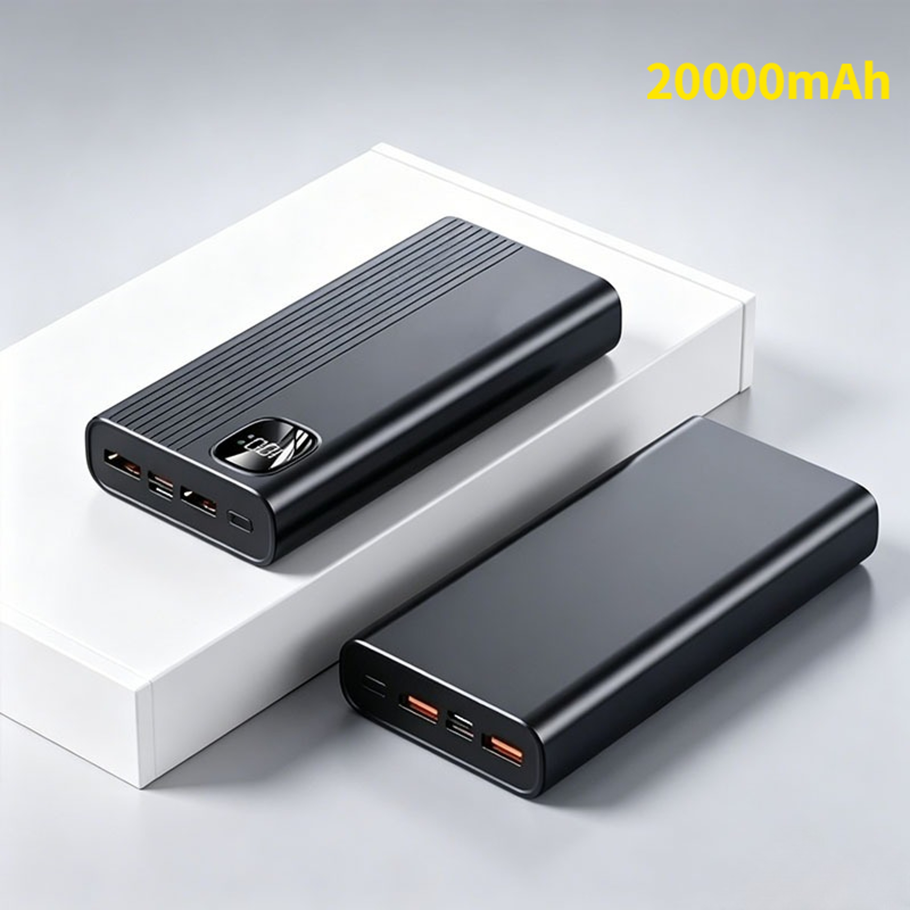 Power Bank With PD Fast Charging Digital Display Portable Charger 2