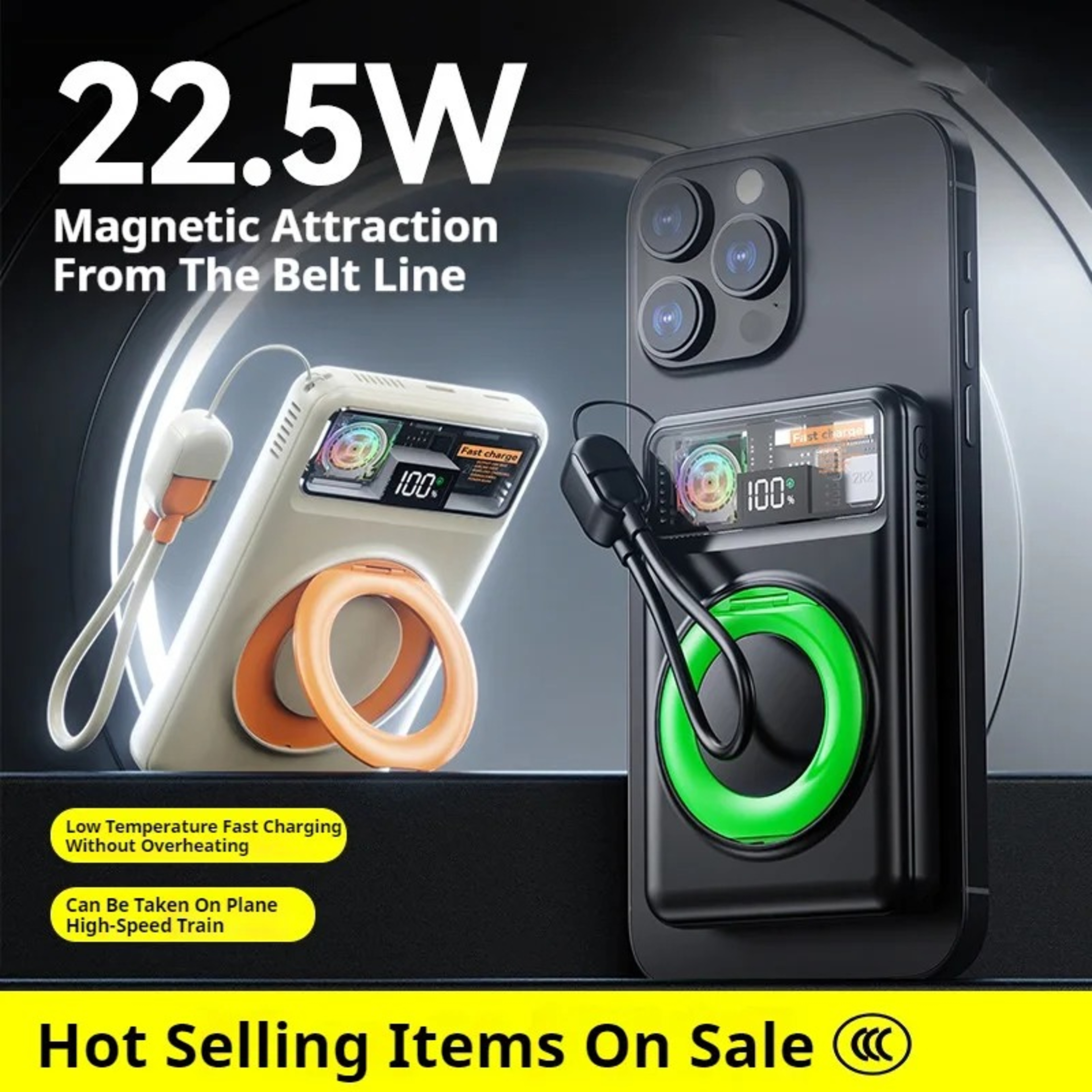 Magnetic Wireless Power Bank With Apple Watch Charger And Fast Charging 6