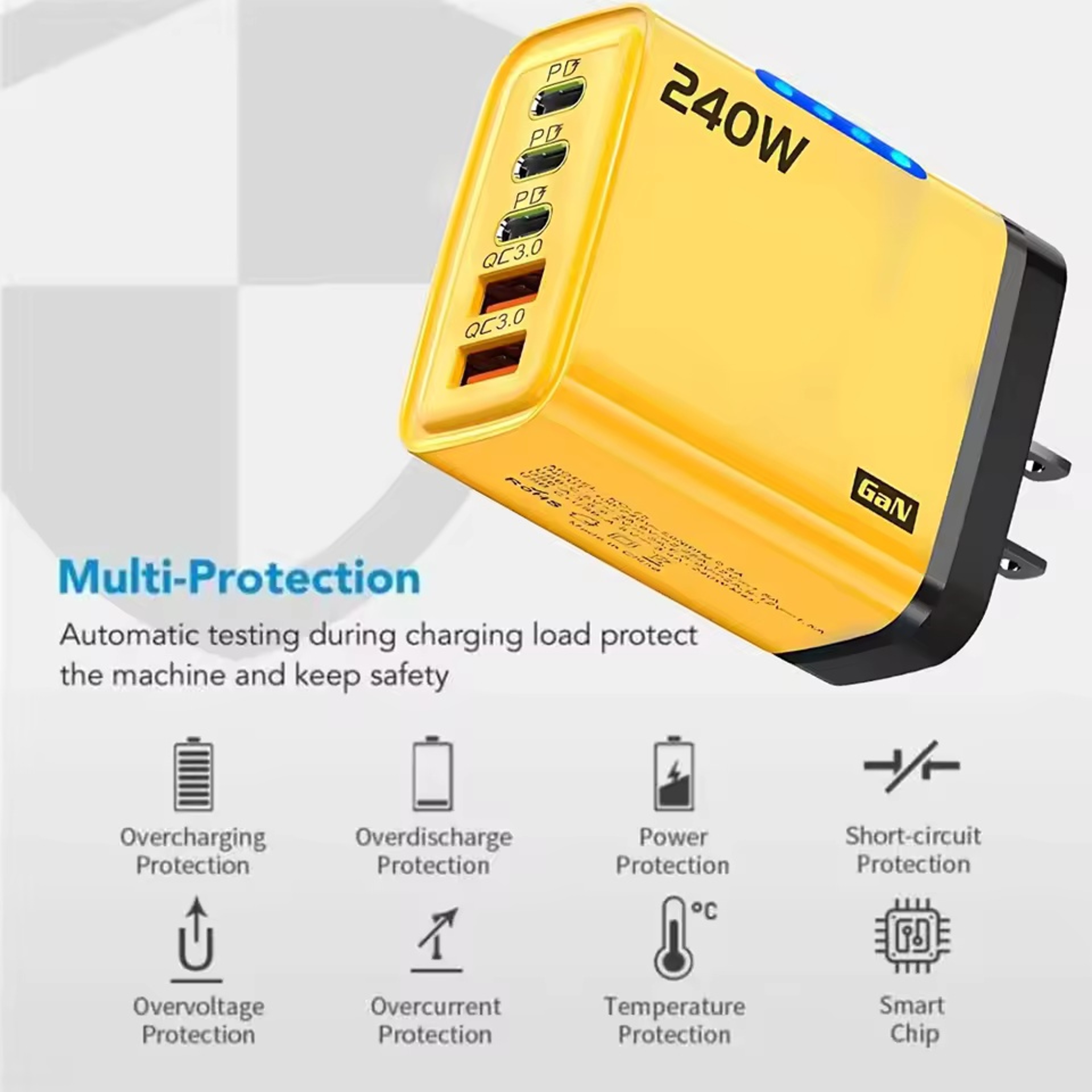 Universal USB C Charger Fast Phone Wall Adapter For Type C Devices 2