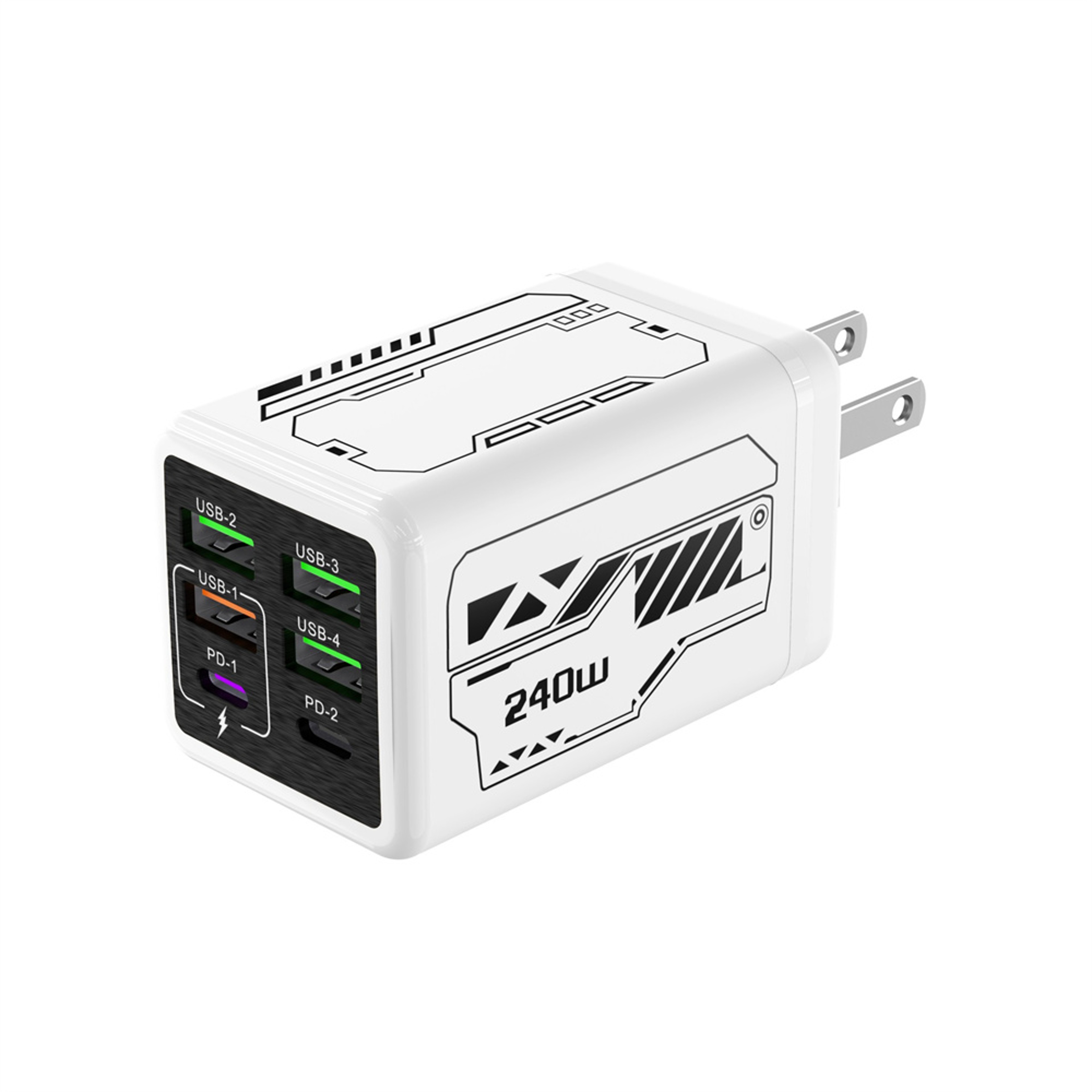USB C Charger Port Fast Charging Station For Phones Tablets 4