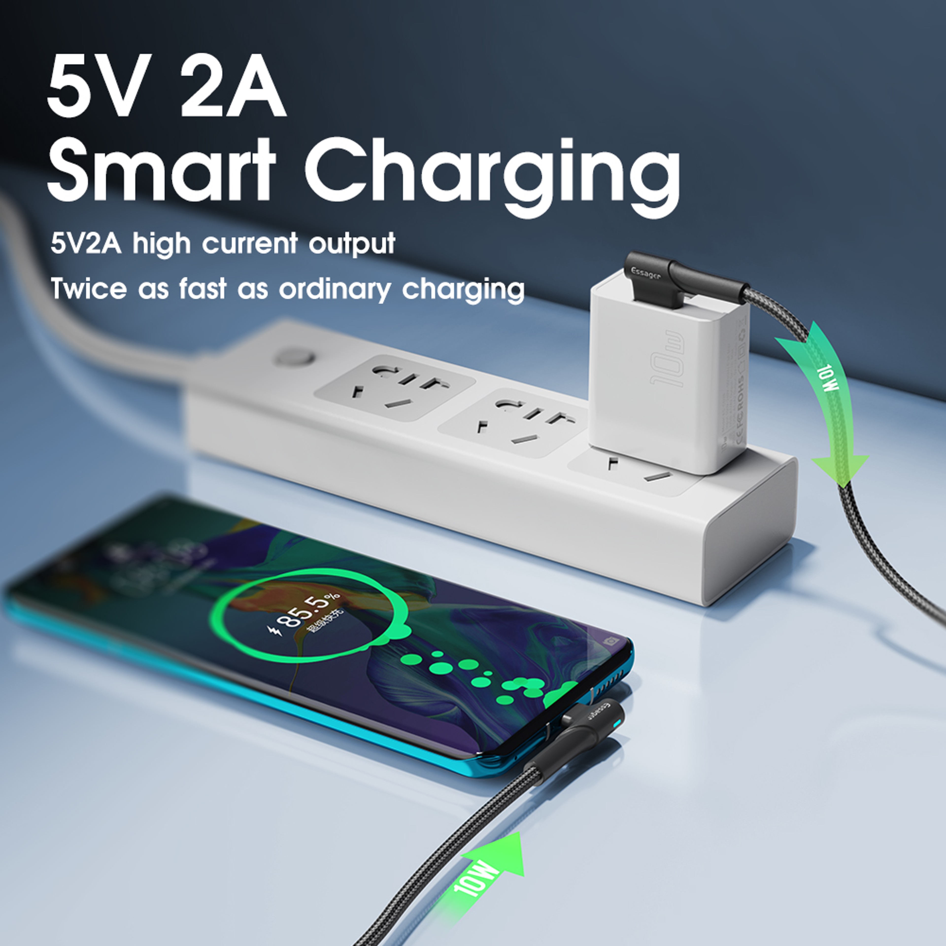 Portable Dual USB Wall Charger Travel Phone Charger Adapter US Plug 1