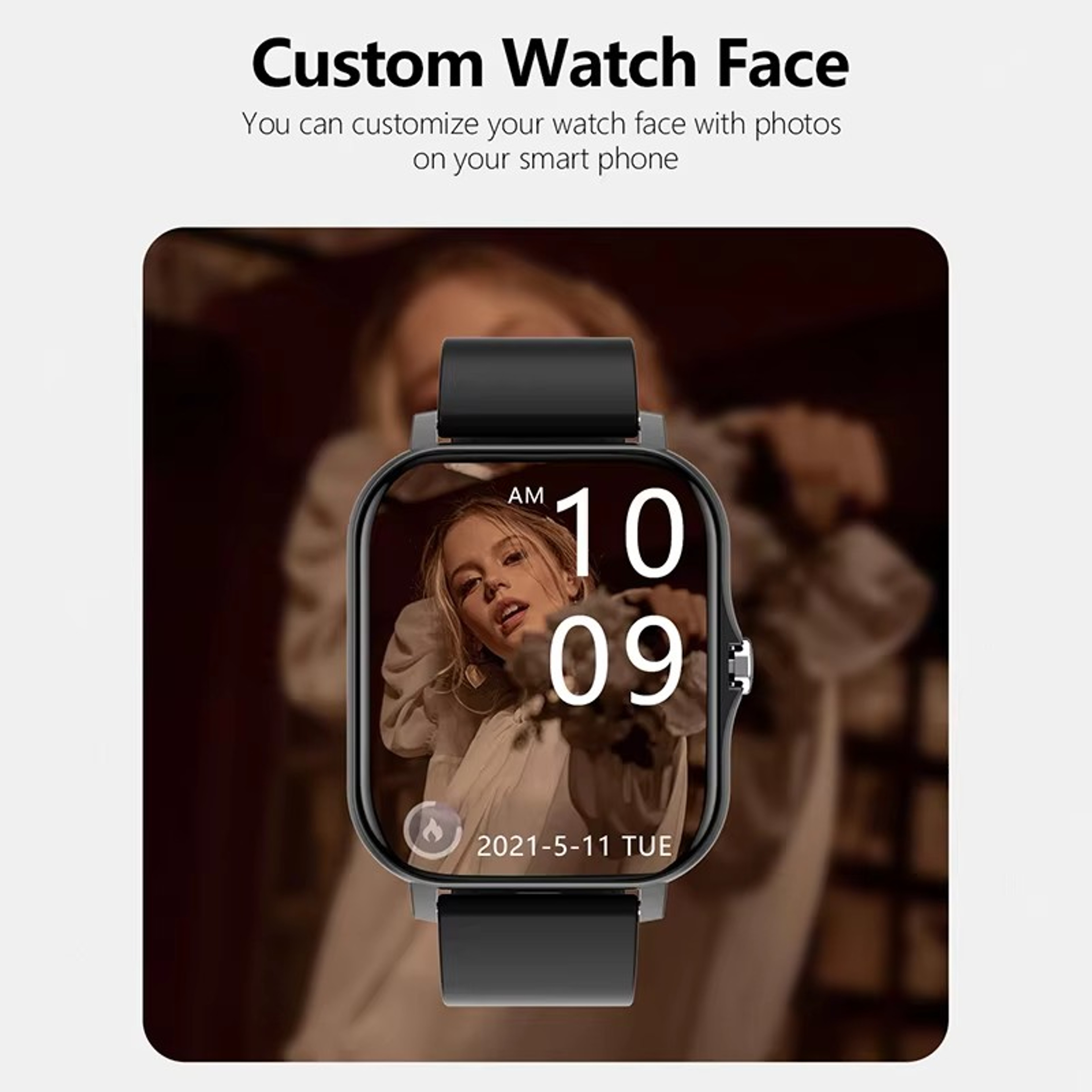 Bluetooth Smartwatch Fitness Tracker With Health Monitor And Waterproof 9