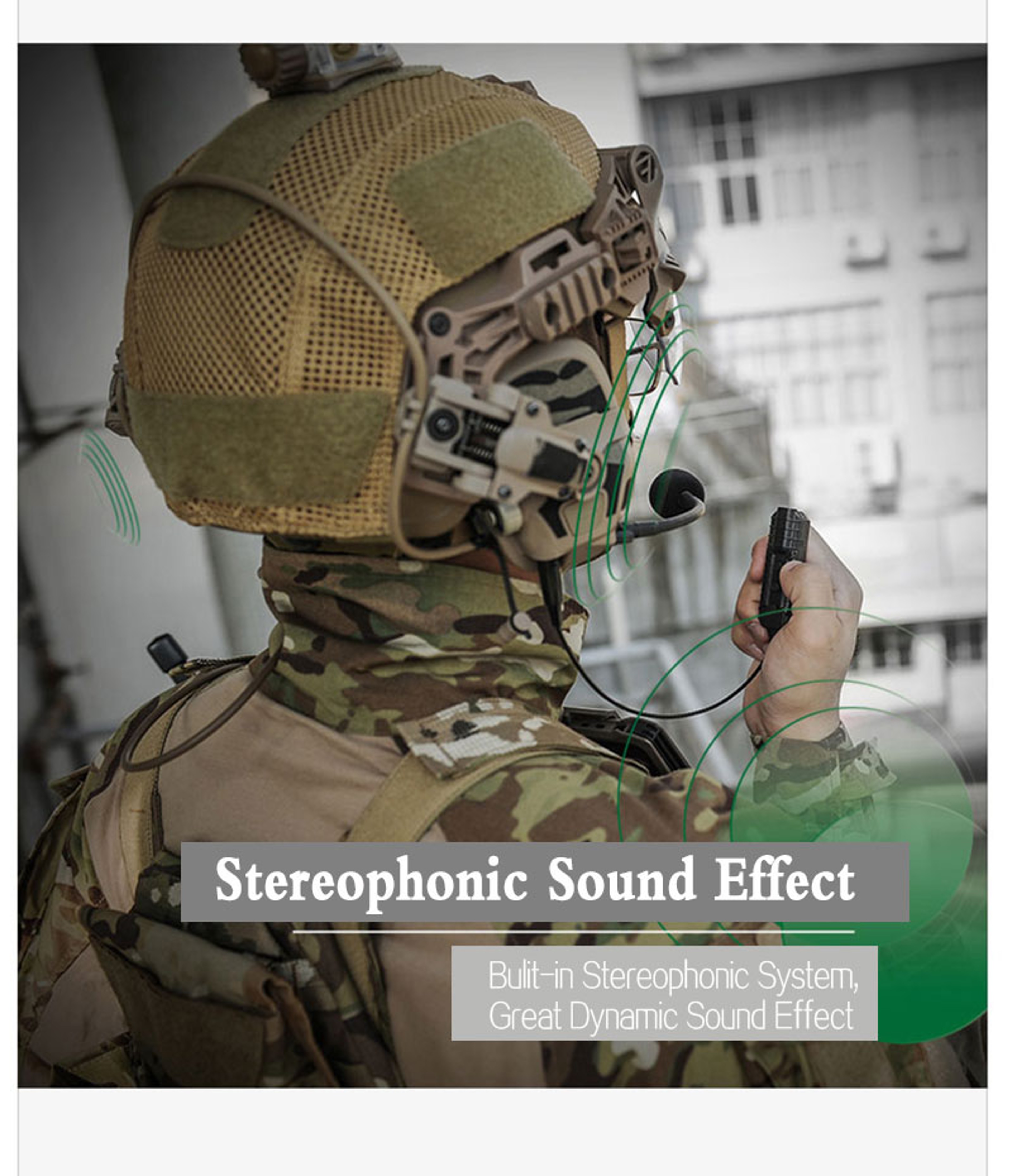 FCS Tactical Bluetooth Headset Adapter Wireless AUX Stereo Sound Converter 2