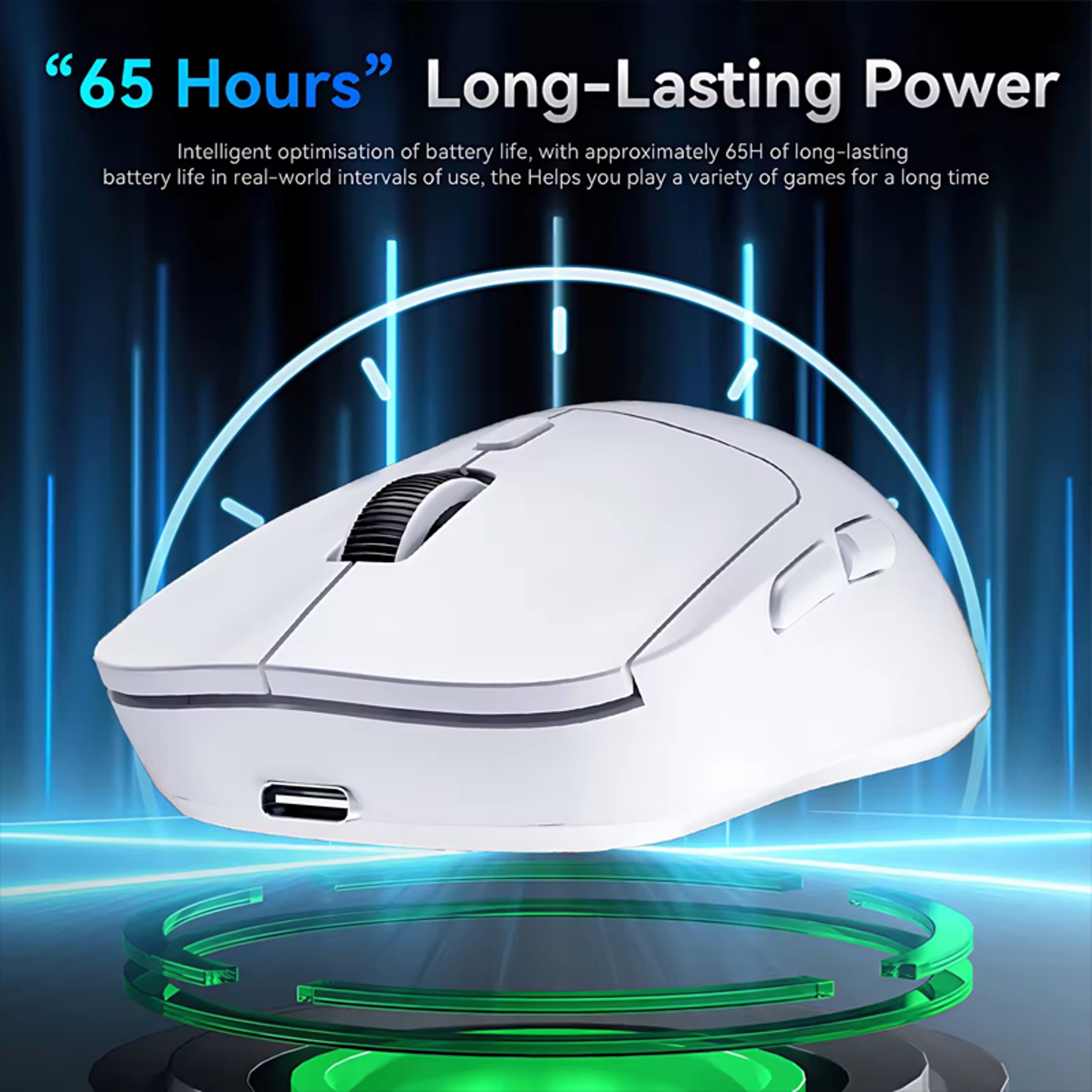 Rechargeable Bluetooth Wireless Mouse Silent Mouse For Laptop IPad Tablet And PC 5