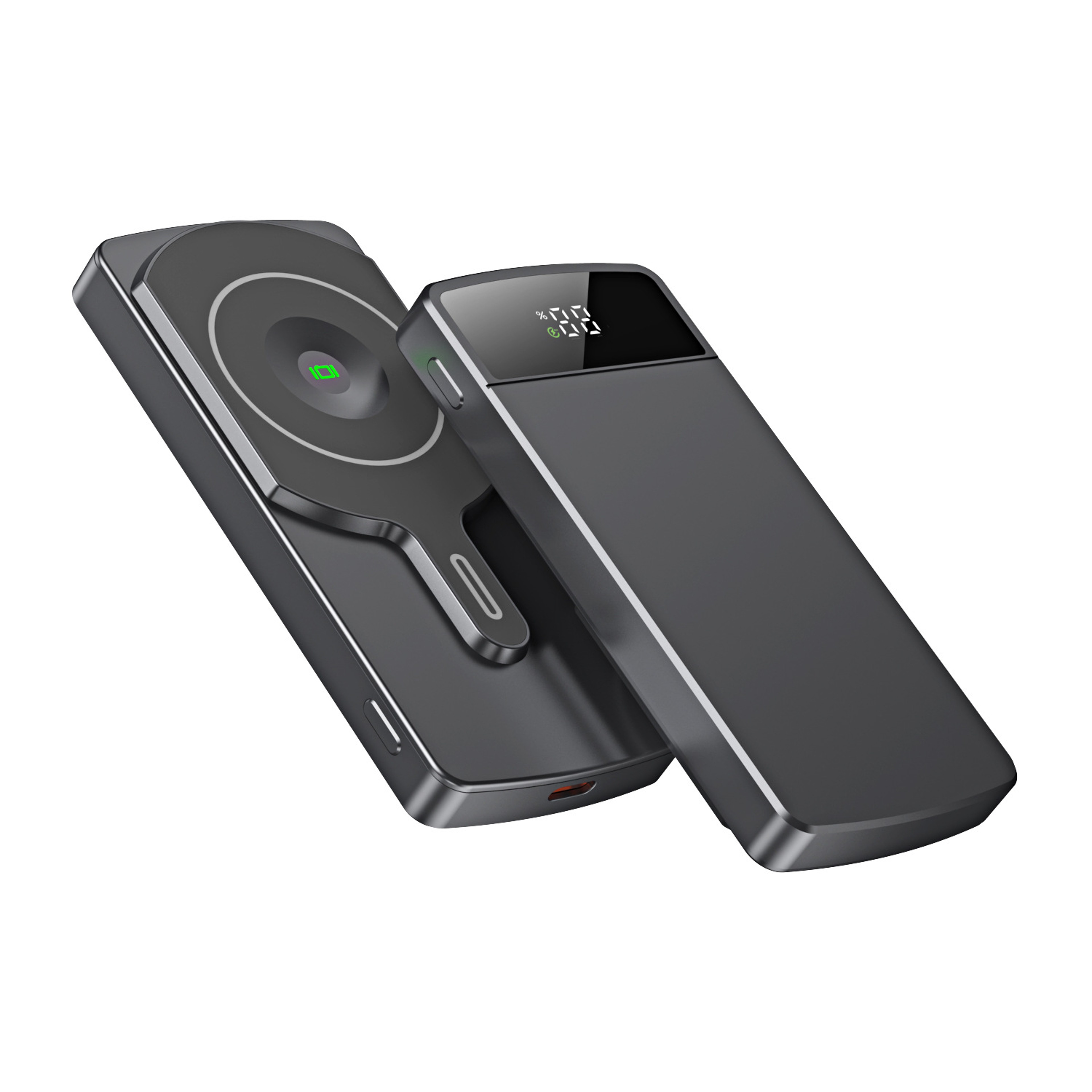 MagSafe Power Bank Mini Magnetic Wireless Charger With LED Display For IPhone Samsung Apple Watch 5