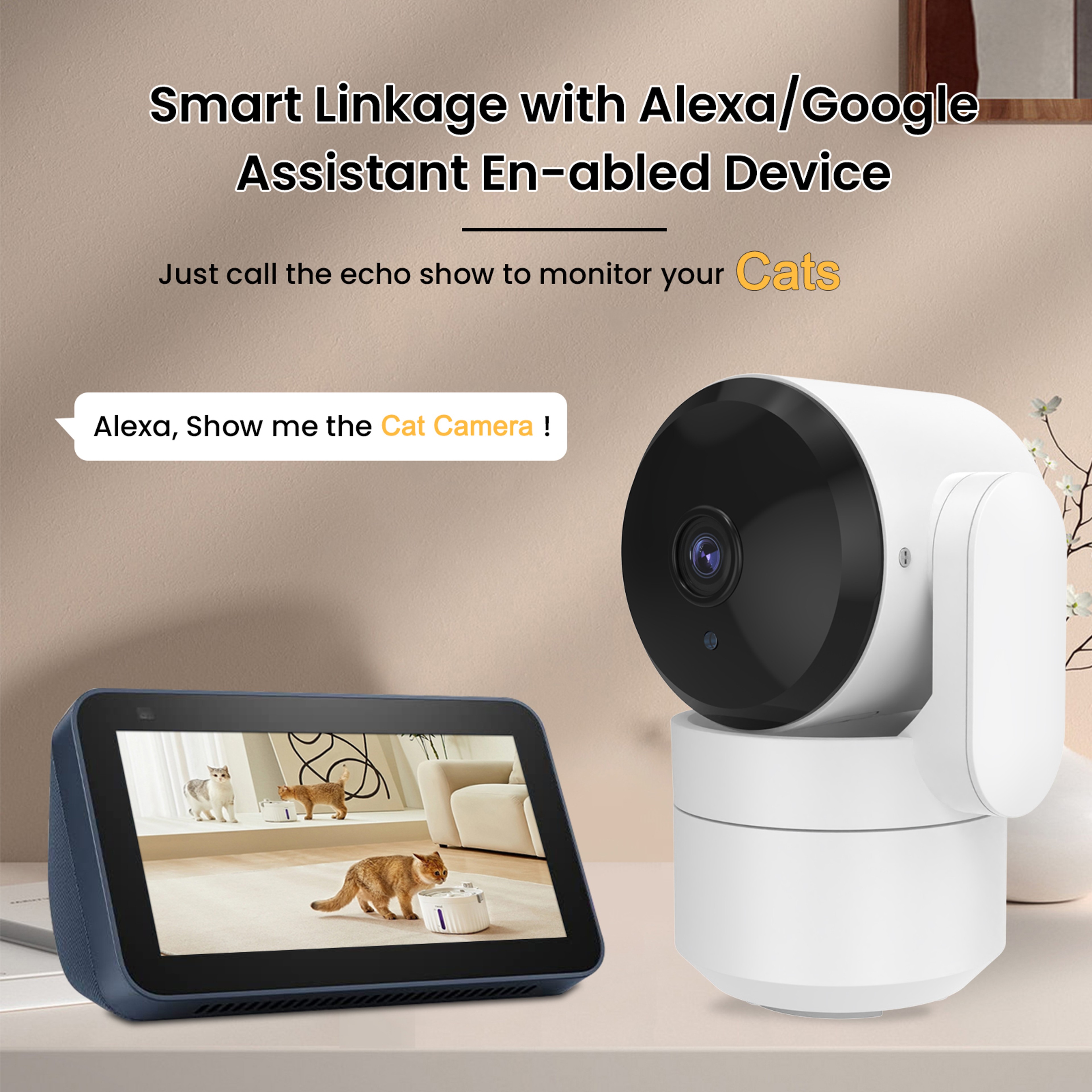 Ndoor Security Camera Degree WiFi Camera With AI Motion Detection And Night Vision 4