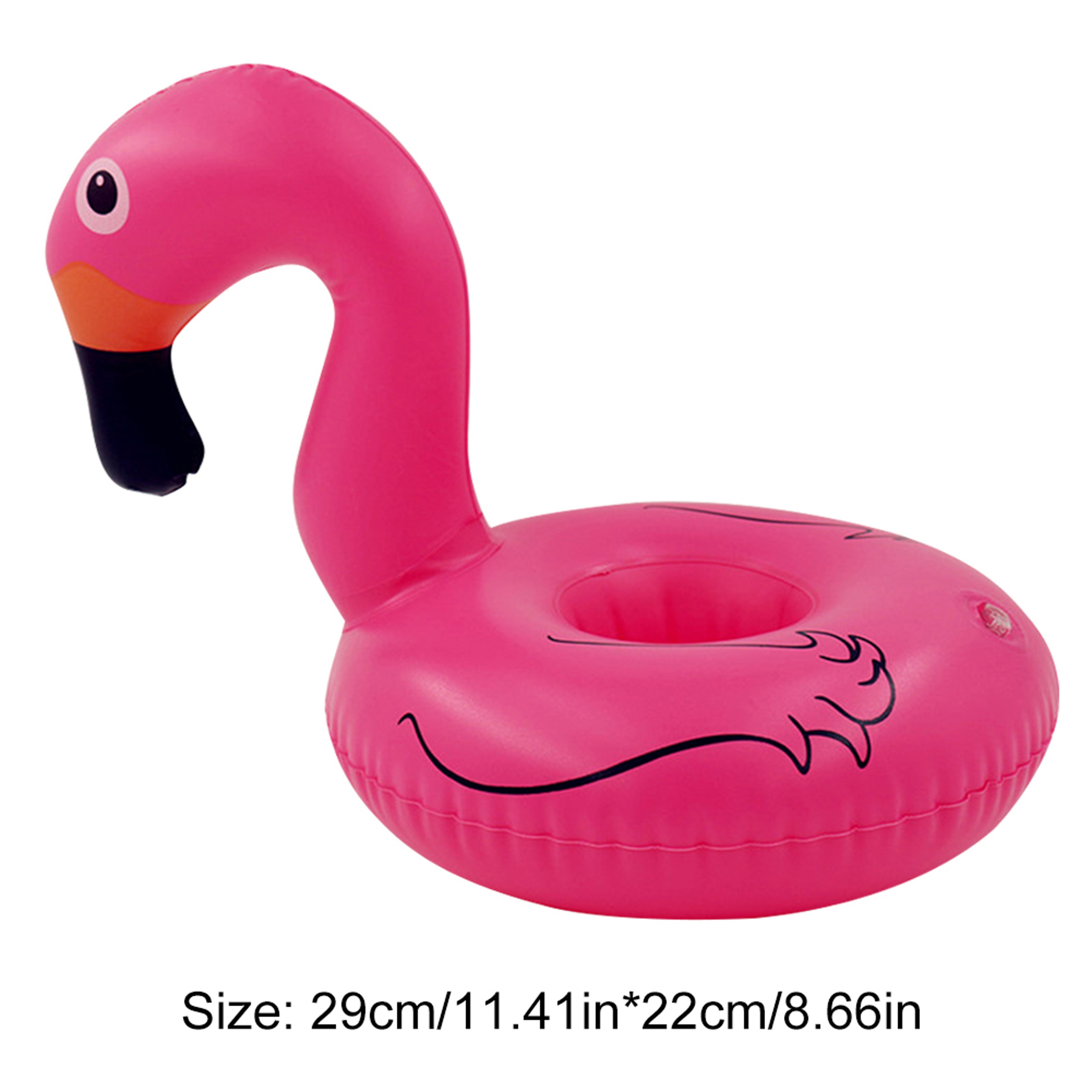Inflatable Cup Holder Pool Drink Float Swan  Flamingo Floating Drink Holder For Pool Parties 5
