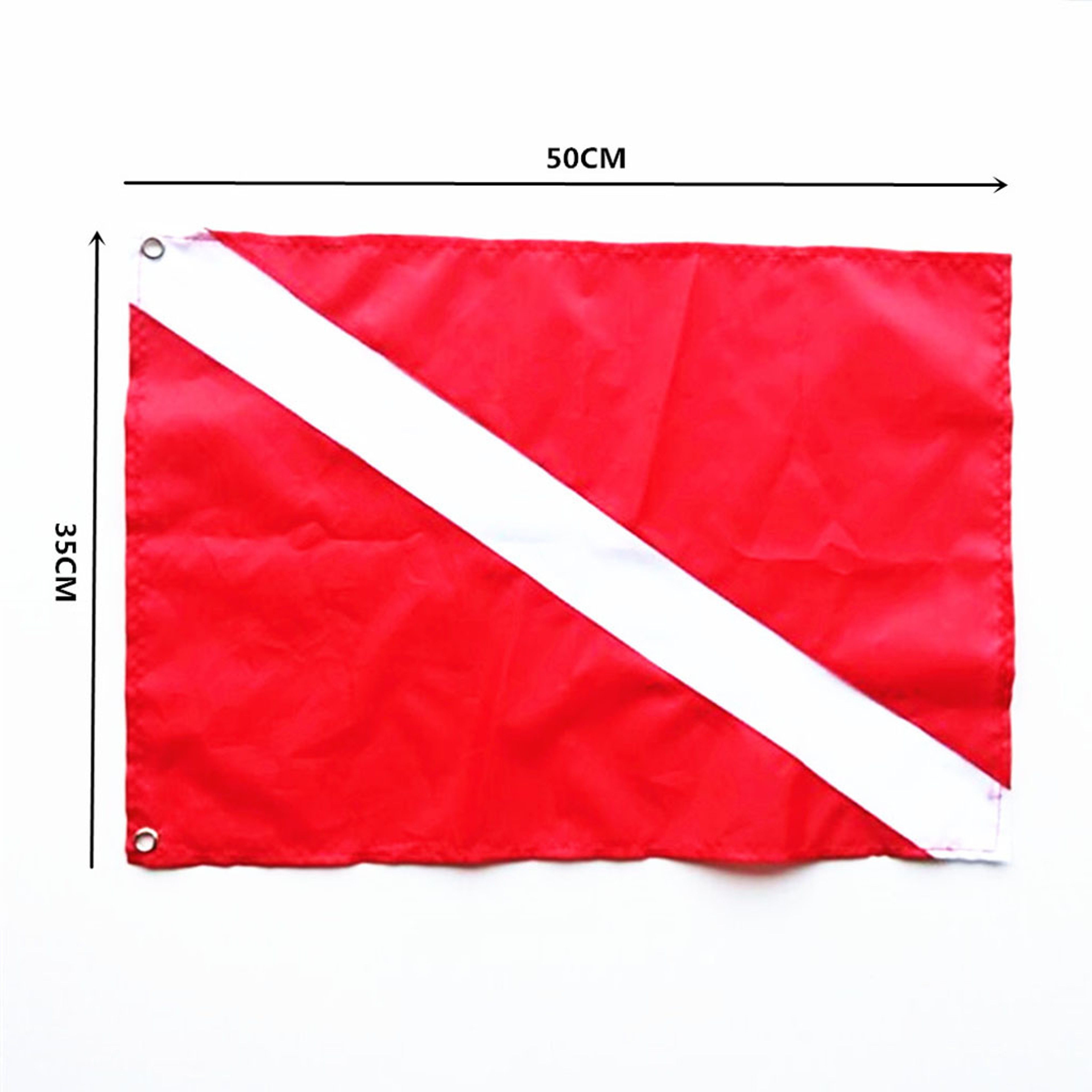Diver Down Flag for Kayaks & Boats High Visibility Scuba Diving Safety Flag for Spearfishing – view 6