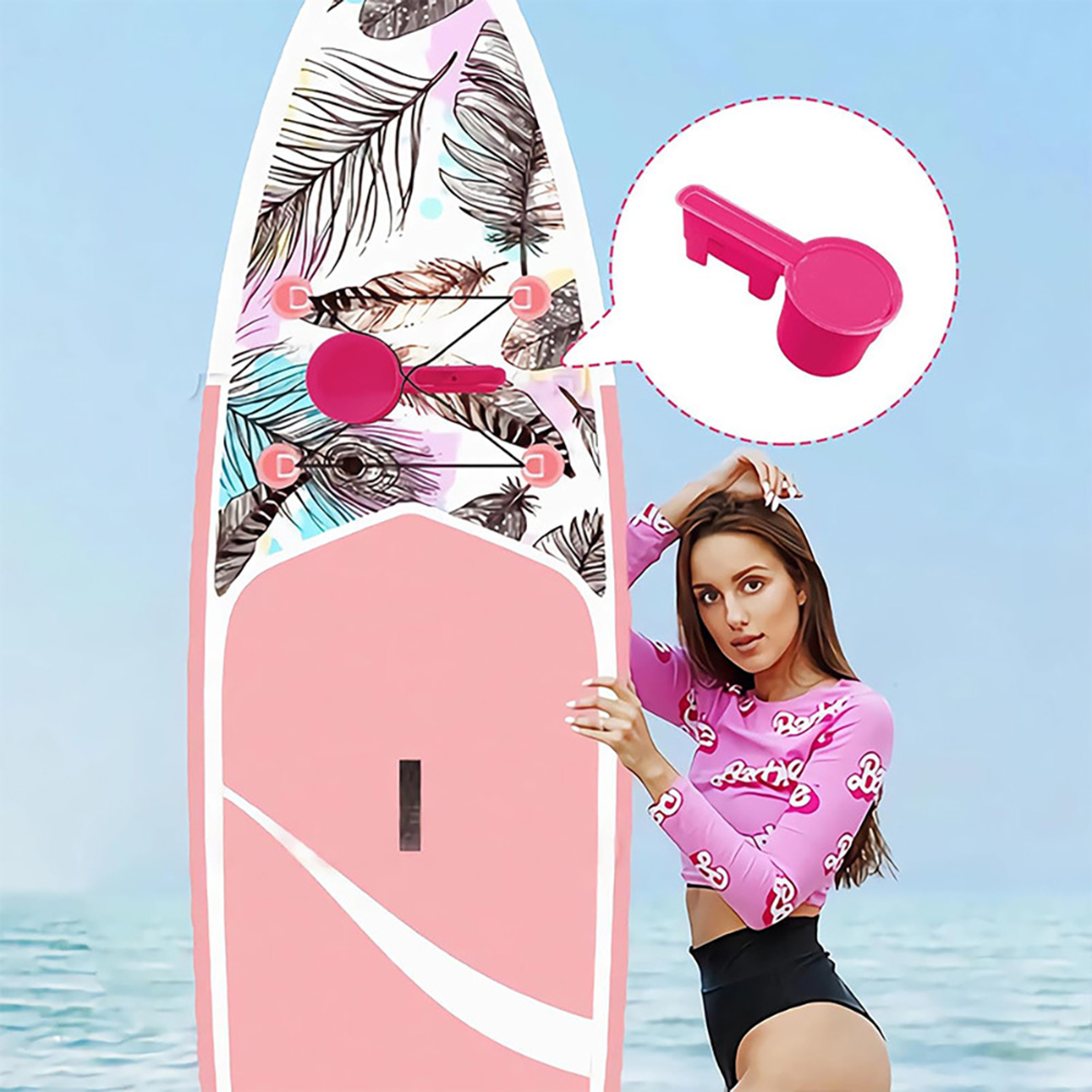 Kayak Drink Holder  Surfboard Phone Holder With Secure Lanyard For Paddle Boards  SUP 2