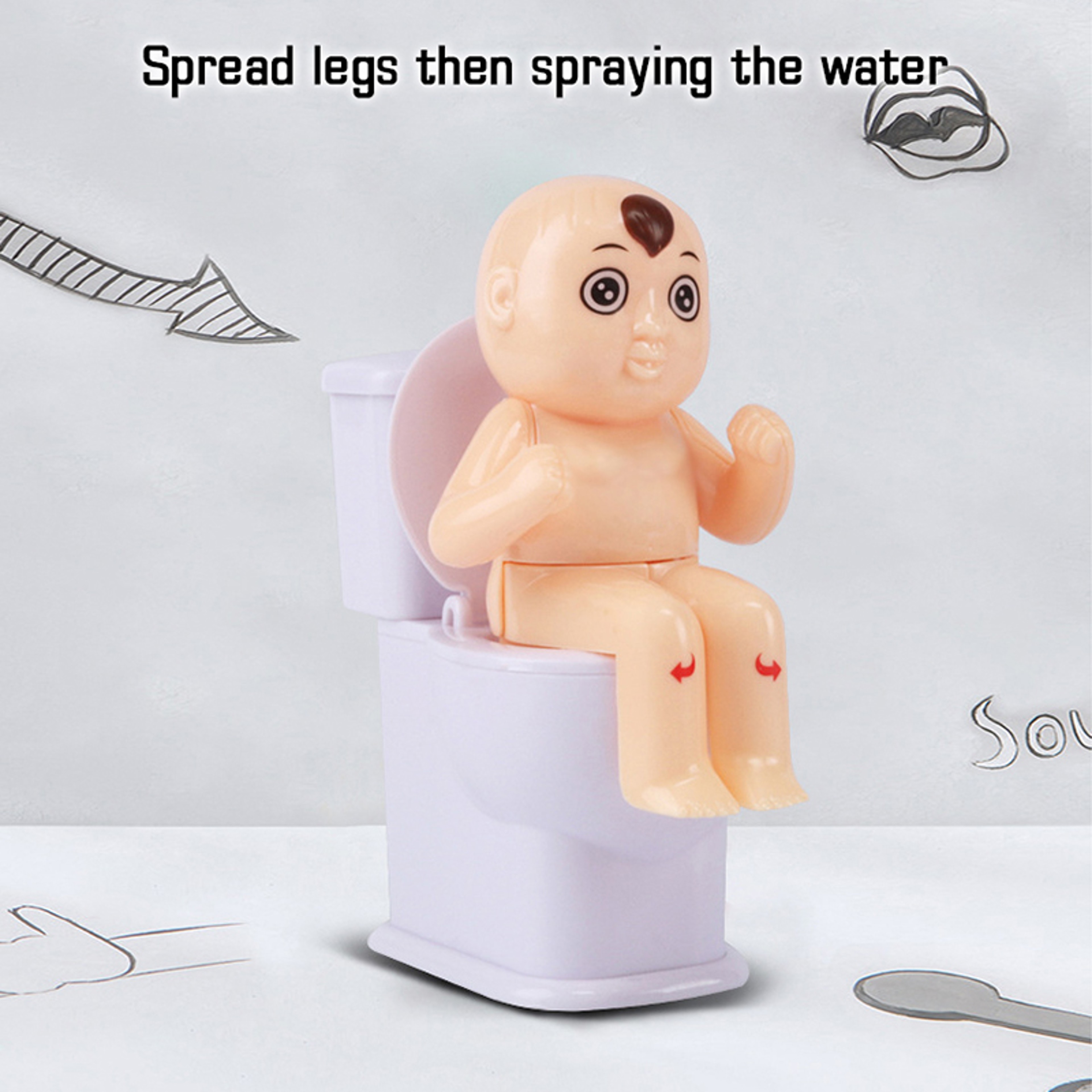 Funny Prank Squirt Toy Water Squirter Doll Novelty Gag Gift For Parties  Birthdays 1