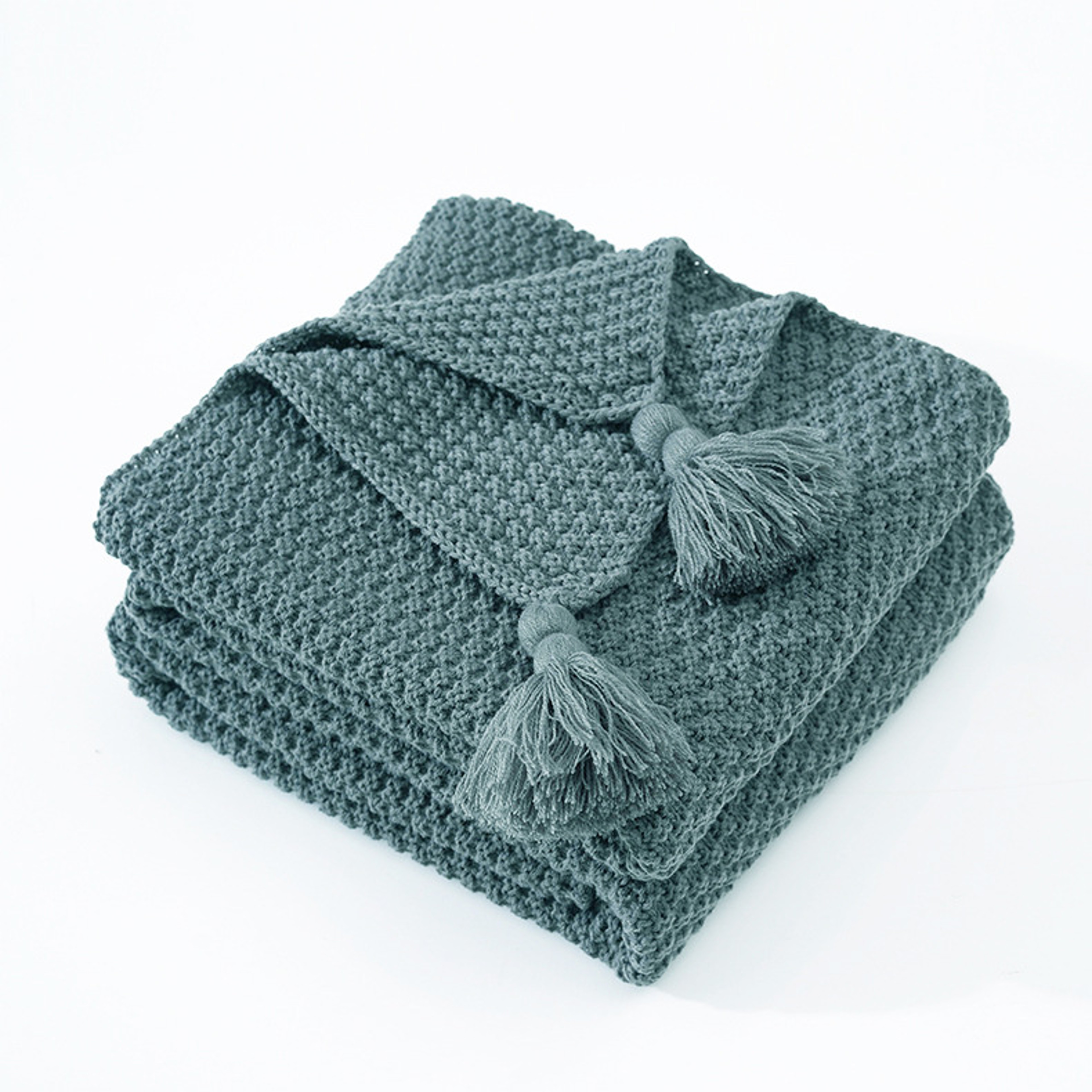 Cozy Knitted Throw Blanket Nordic Soft Plaid Sofa Blanket For Bed Couch  Office Nap 2