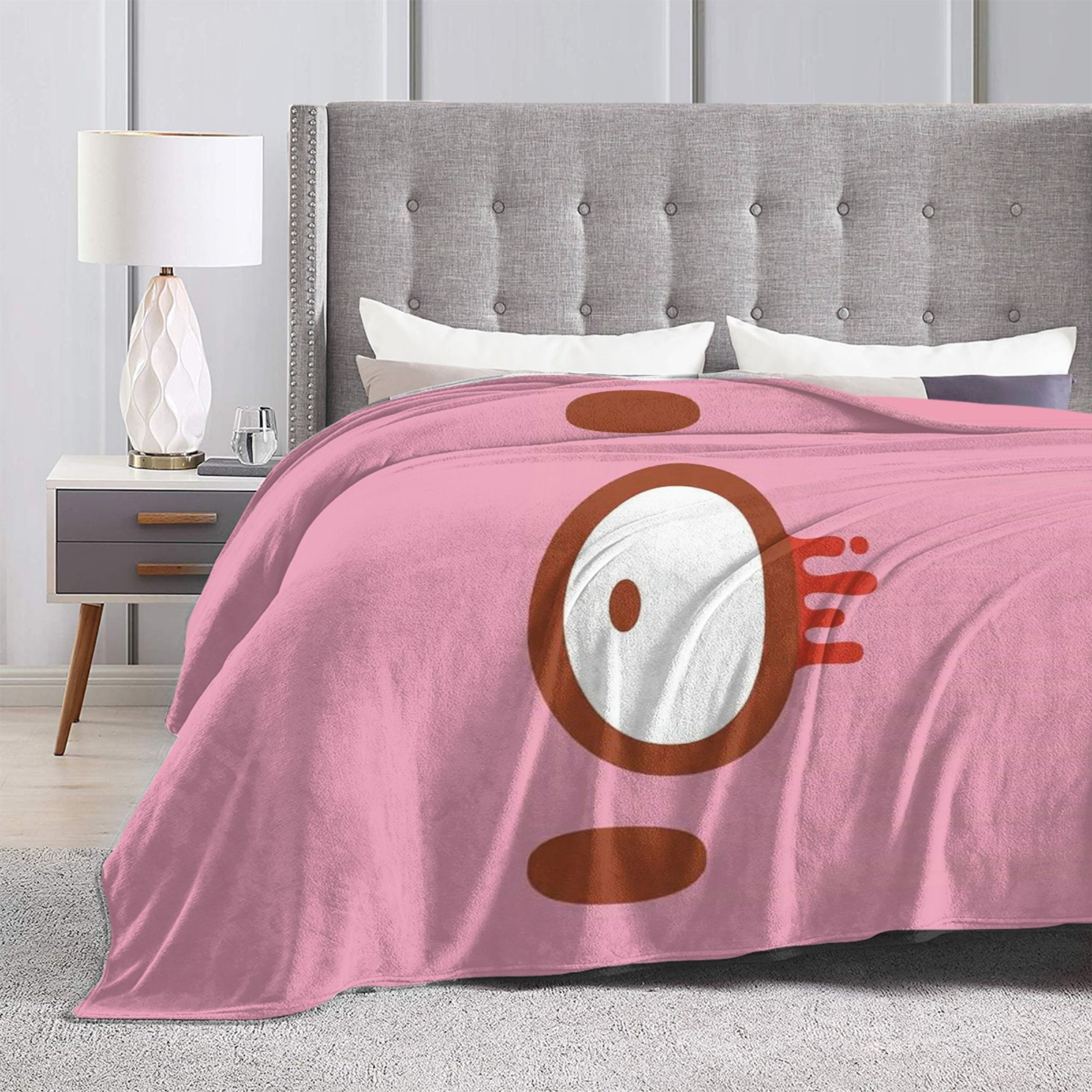 Gloomy Bear Blanket Soft Flannel Throw Blanket For Bed Sofa  Cozy Home Decor 2