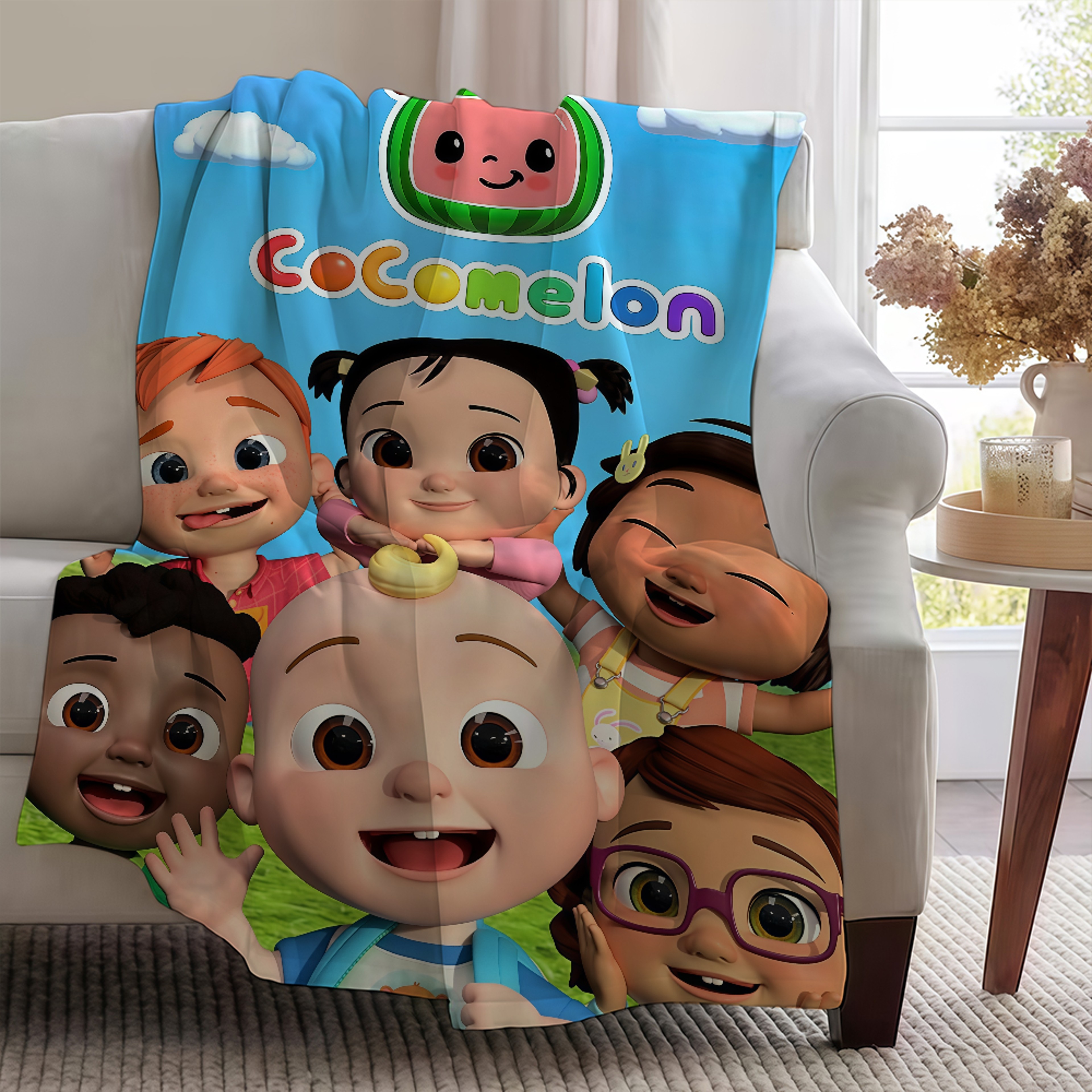 Cocomelon Blanket for Kids Ultra Soft Kids Fleece Blanket & Plush Baby Throw for Sofa, Bed & Travel – view 2