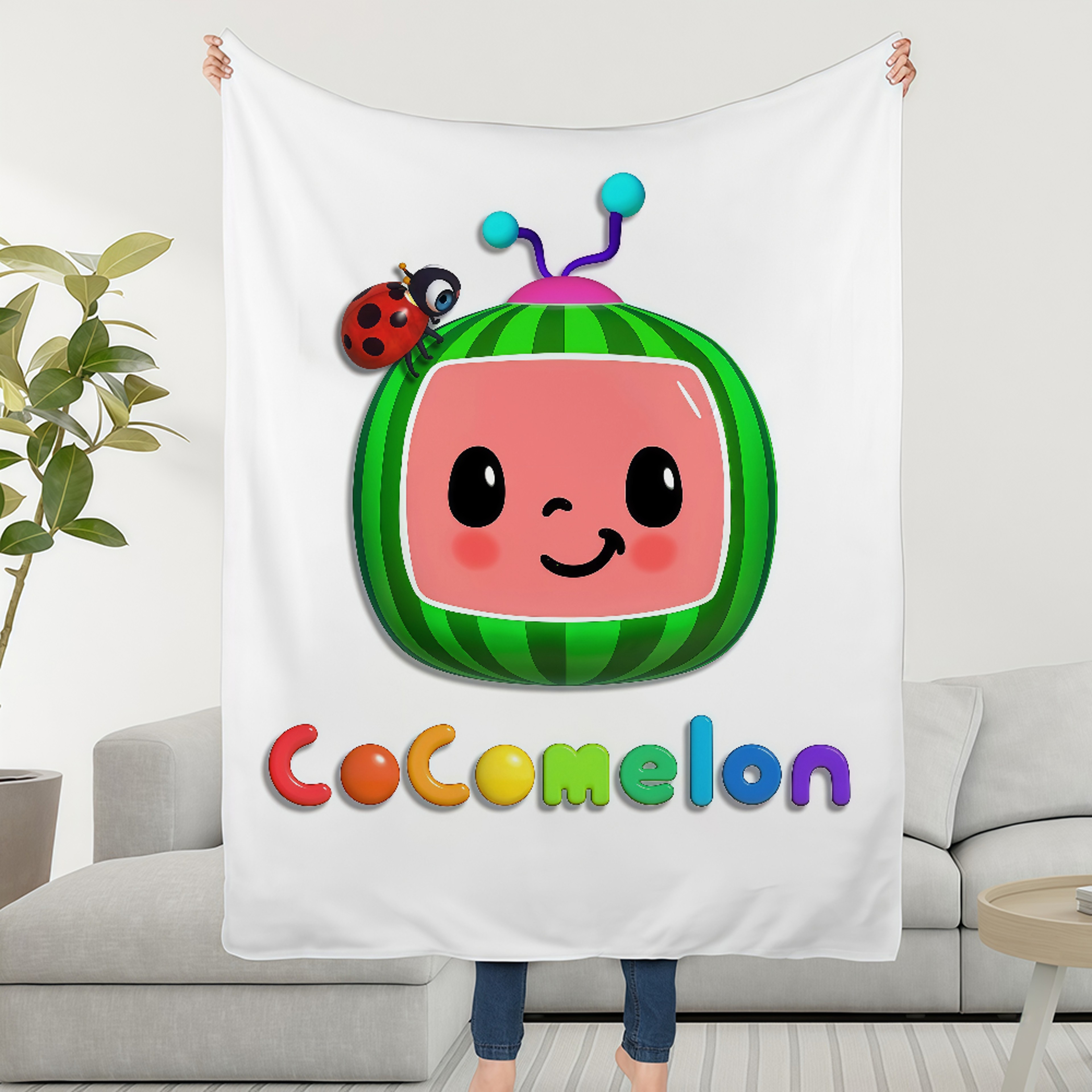 Cocomelon Blanket for Kids Ultra Soft Kids Fleece Blanket & Plush Baby Throw for Sofa, Bed & Travel – view 8