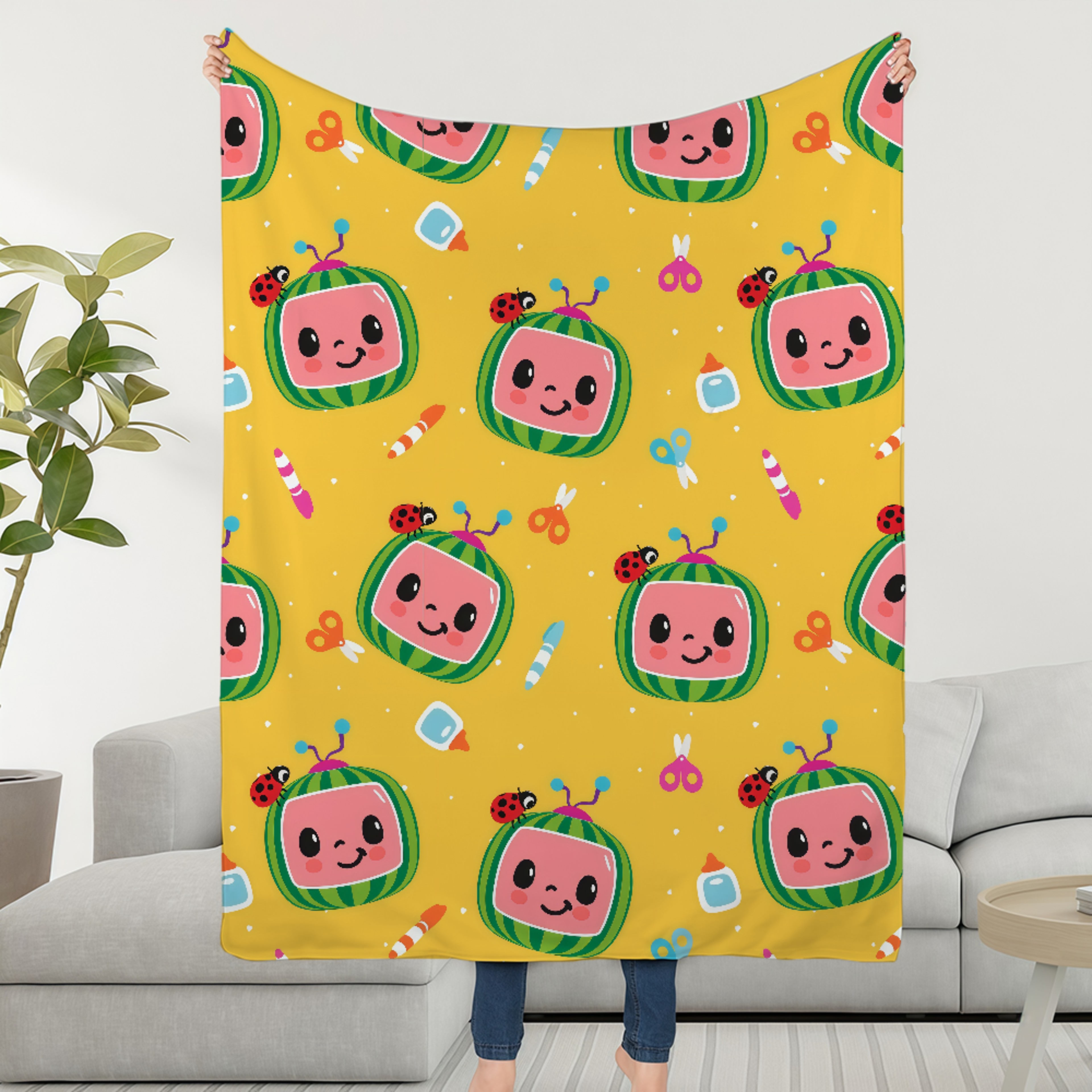 Cocomelon Blanket for Kids Ultra Soft Kids Fleece Blanket & Plush Baby Throw for Sofa, Bed & Travel – view 11