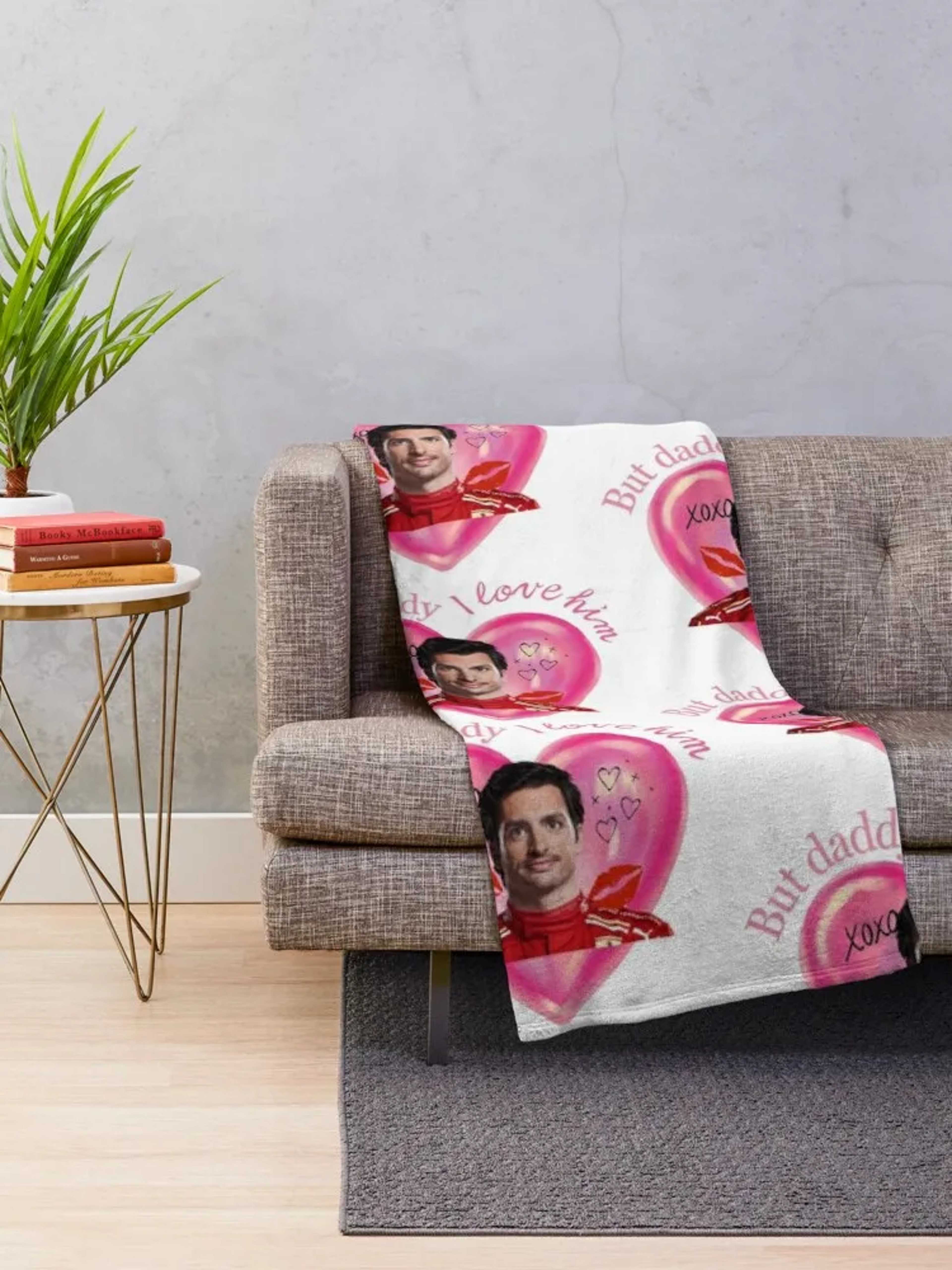 Carlos Sainz Throw Blanket Soft Fleece Fan Blanket For Sofa Bed  Cozy Home Decor 1