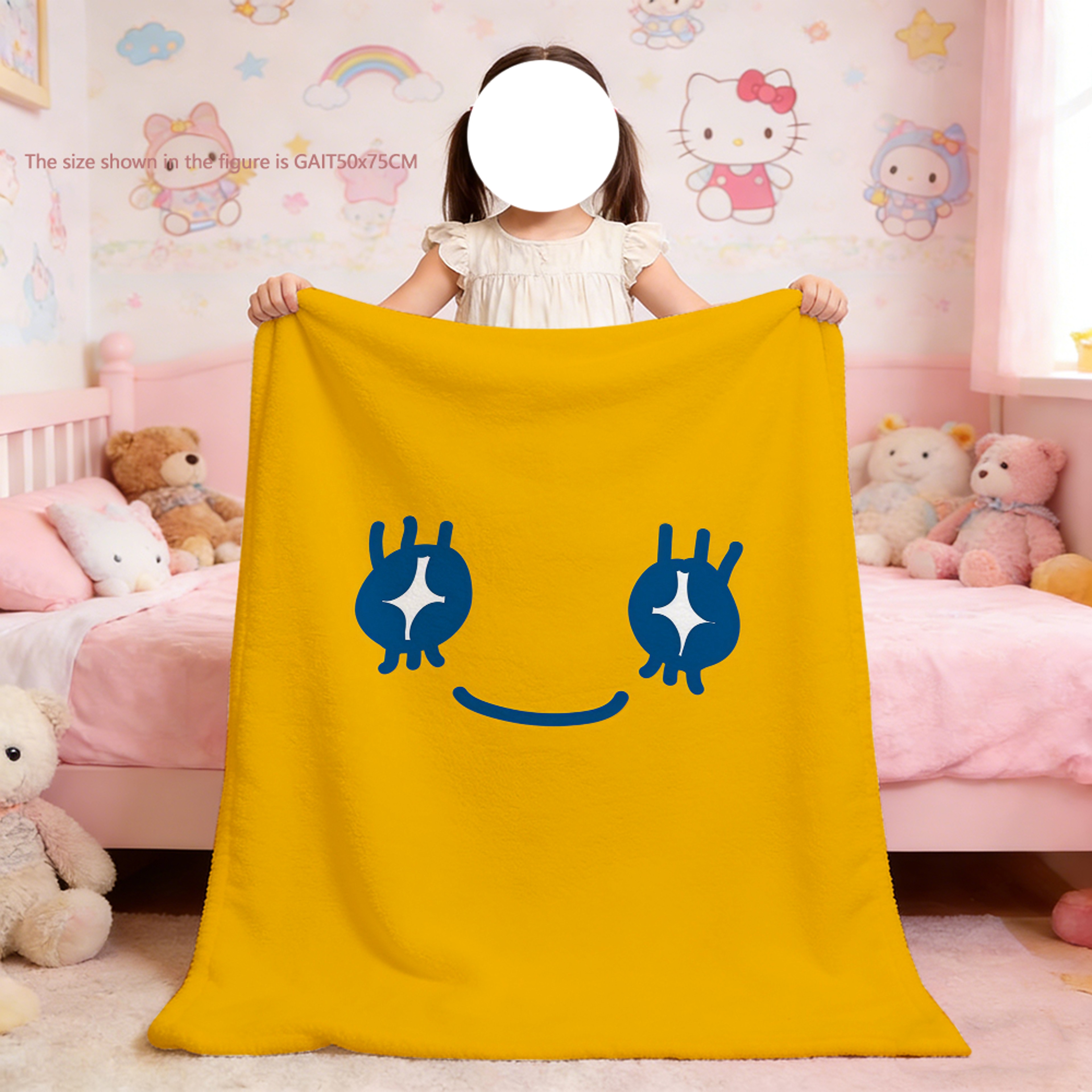 Tamagotchi Blanket Soft Anime Throw Blanket For Bed Sofa  Cozy Home Decor 3