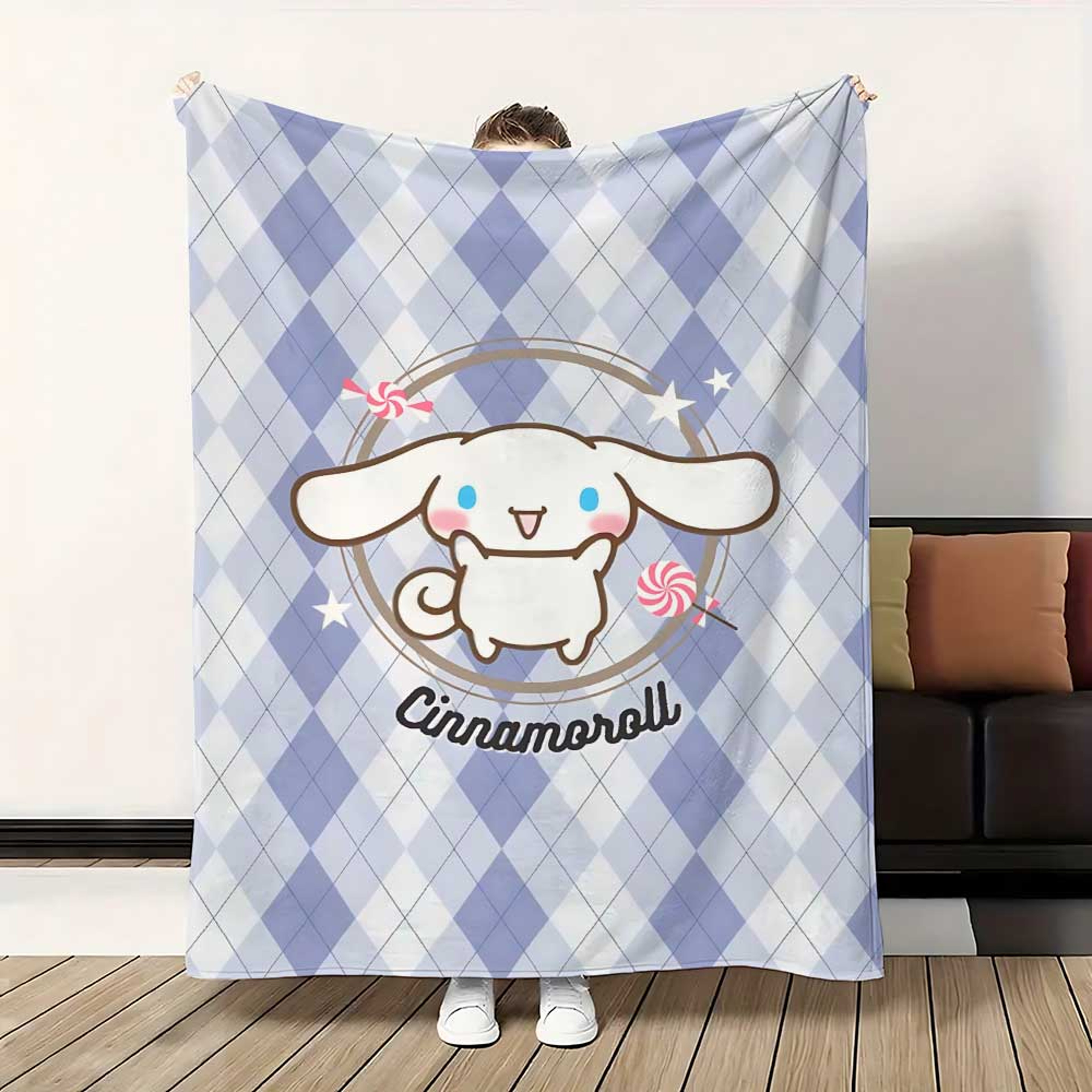 Cinnamoroll Kawaii Throw Blanket Soft Flannel Fleece Blanket for Bed, Sofa & Travel – view 2