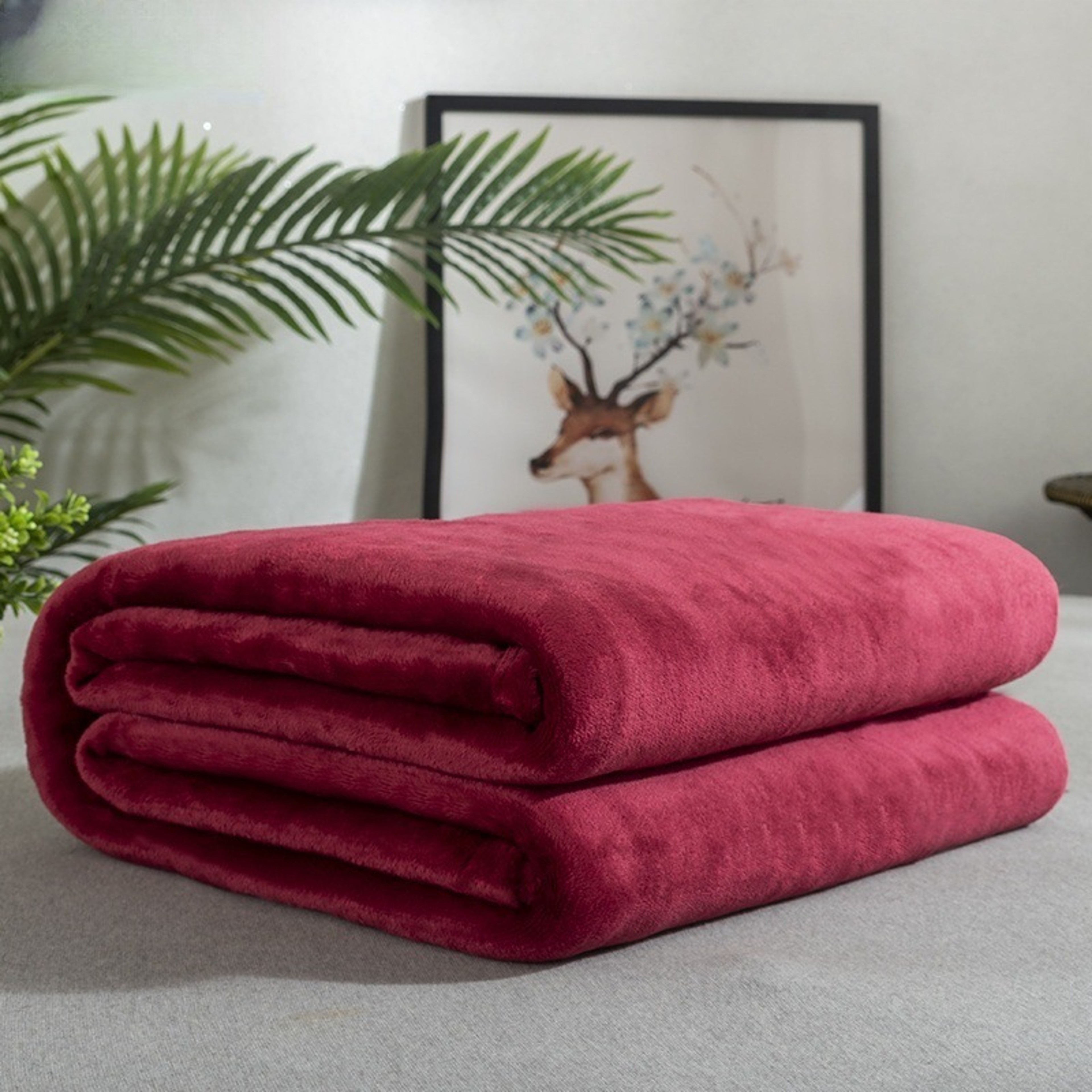Cozy Baby Flannel Blanket Soft Baby Nap  Pet Throw For Stroller Crib Sofa  Travel 2