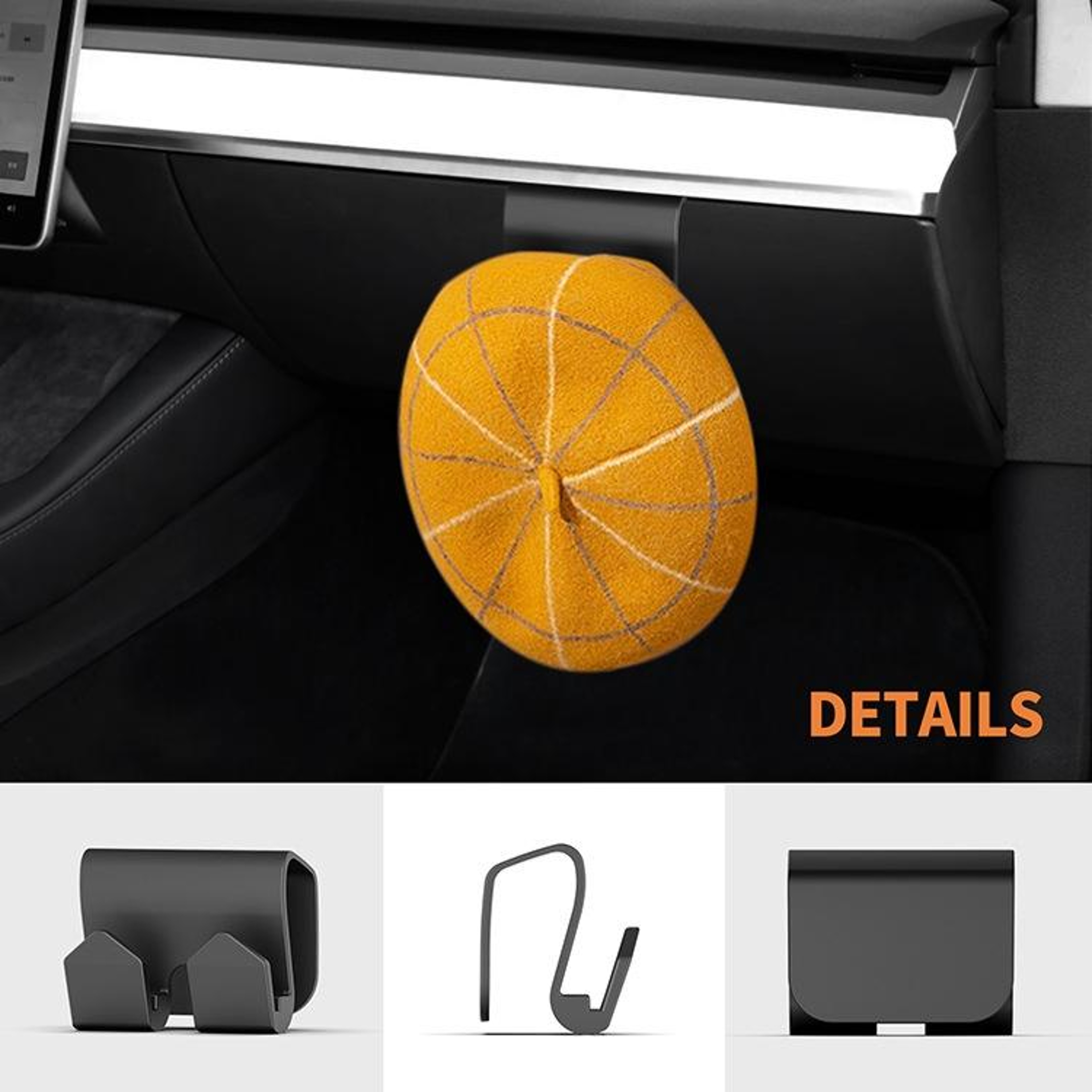 Front Seat Storage Hooks 2 Piece Narrow Design – view 11