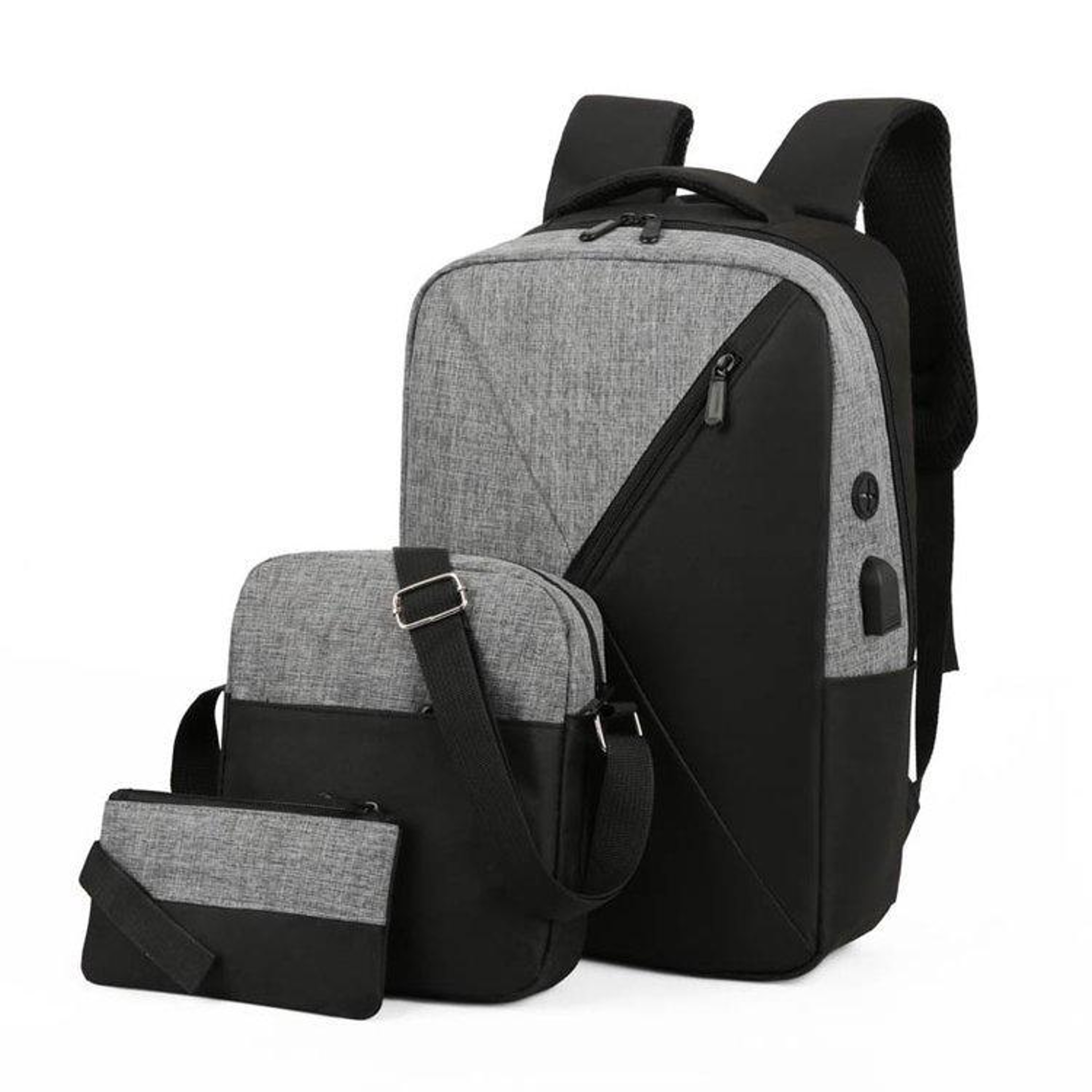 Computer Shoulder Bag Oxford Cloth Schoolbag Multifunctional USB Business Bag – view 9