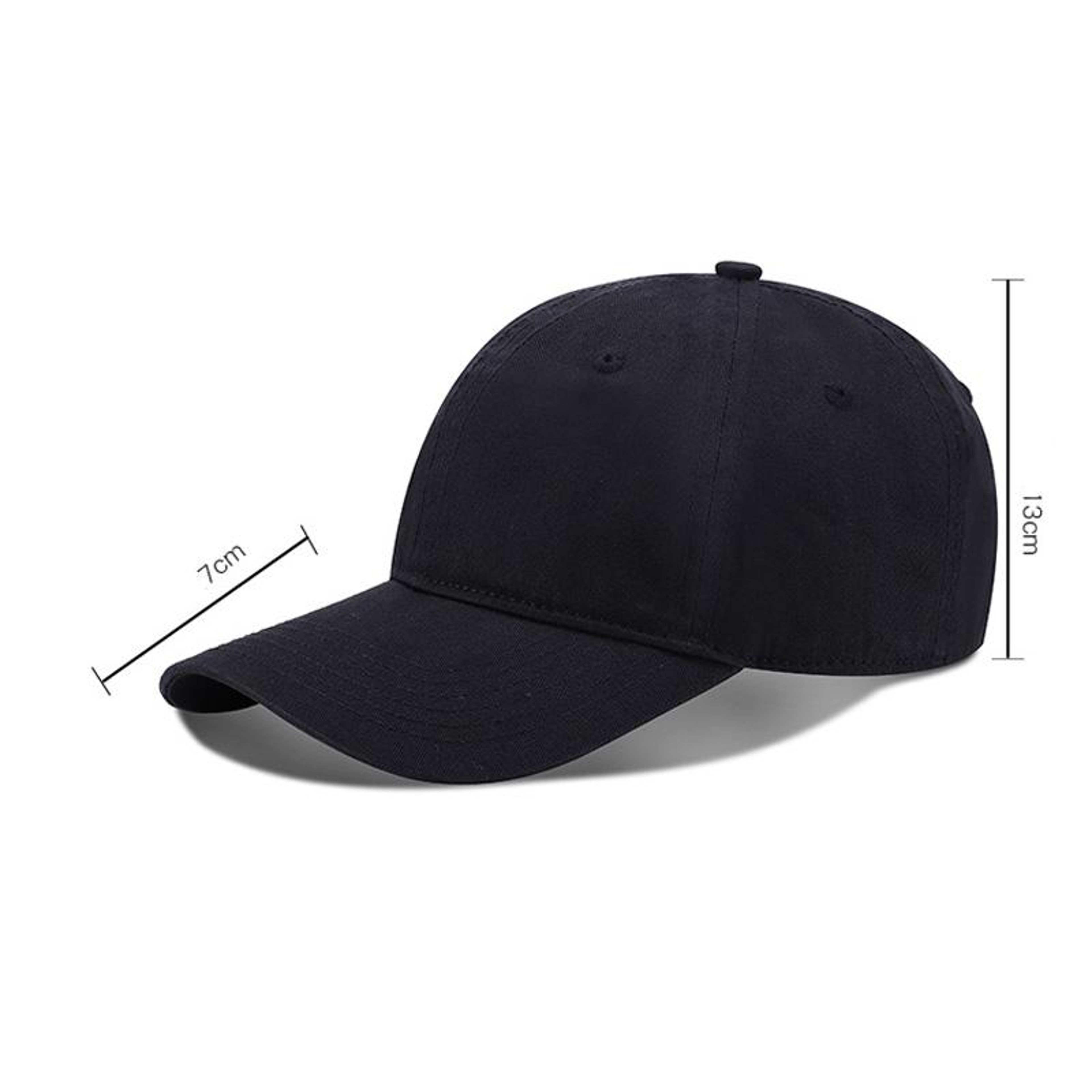 Cotton Baseball Cap with Wide Flat Brim for Everyday Outdoor Wear – view 10