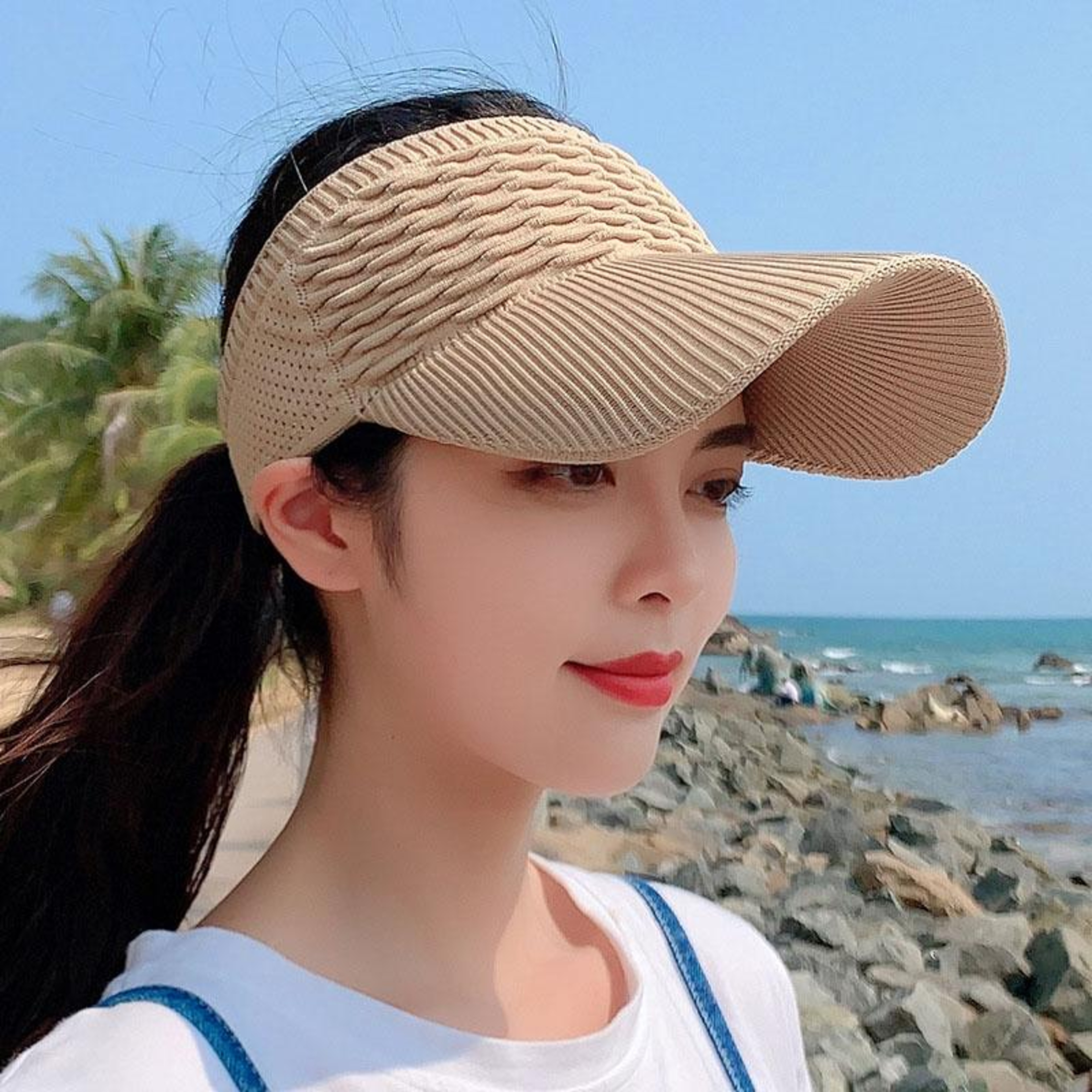 Womens Outdoor Baseball Cap with Sun Shielding Brim and Lightweight Polyester – view 90