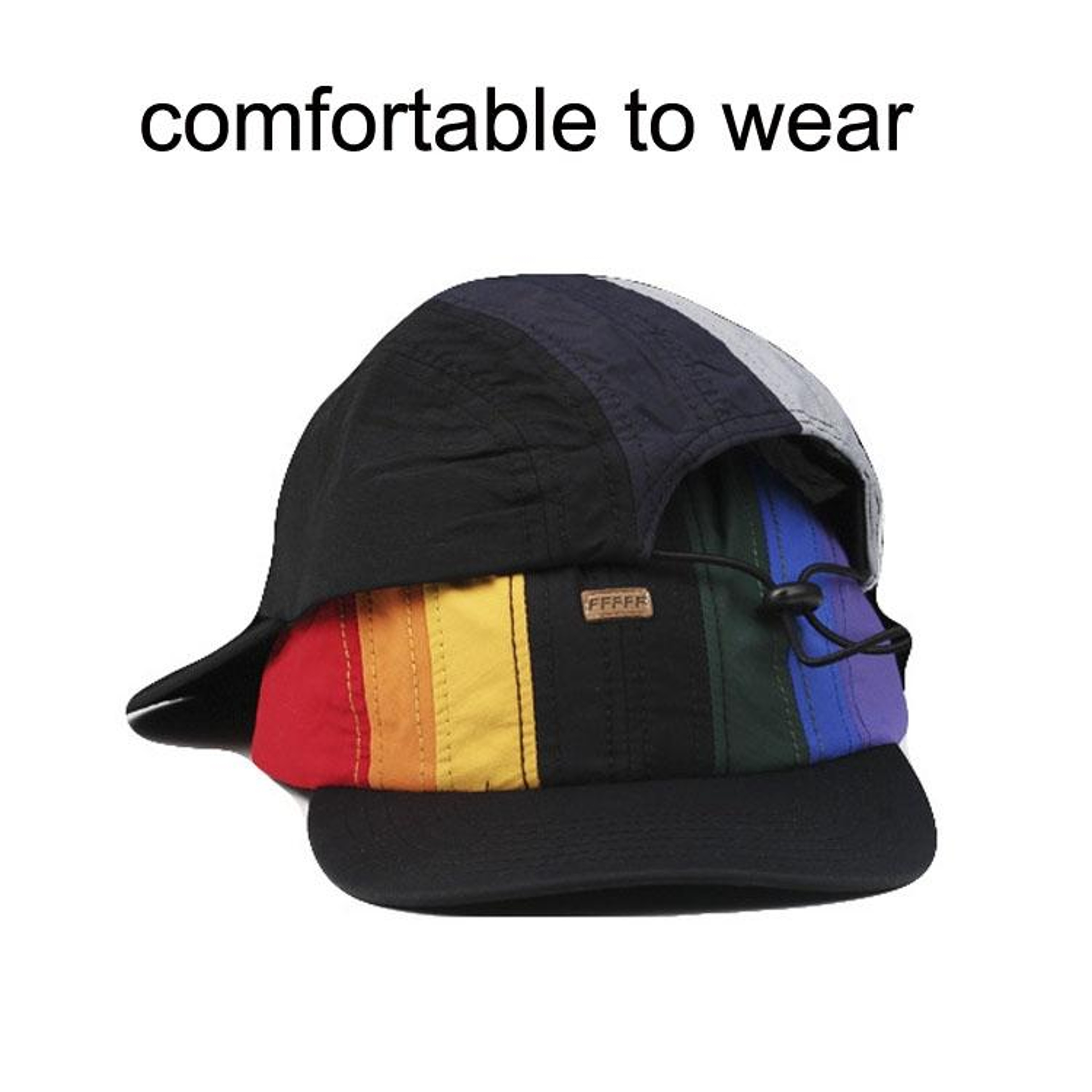 Adjustable Drawstring Baseball Cap with Curved Brim for Men and Women – view 7